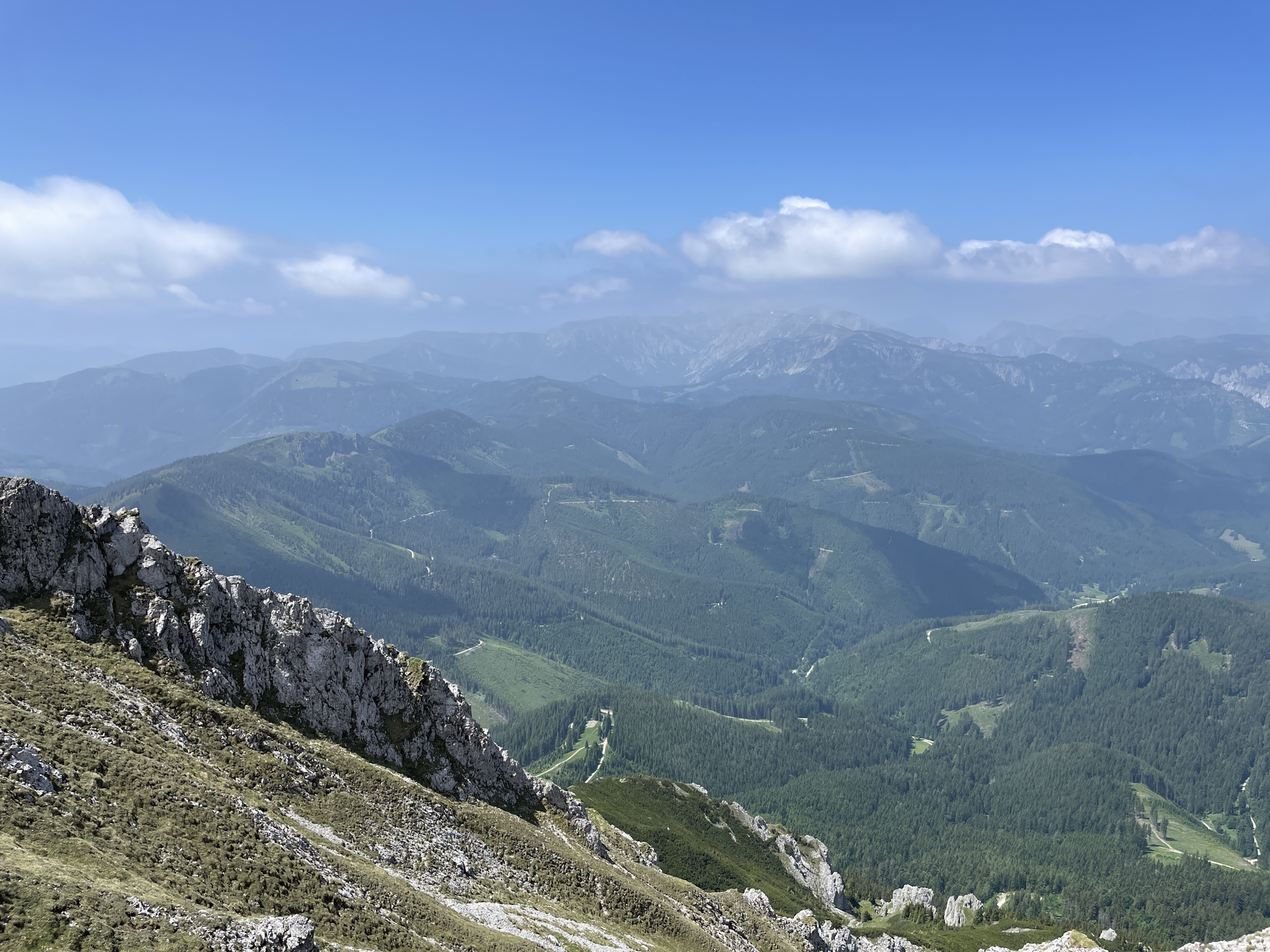 View from the <i>Hohe Veitsch</i> summit