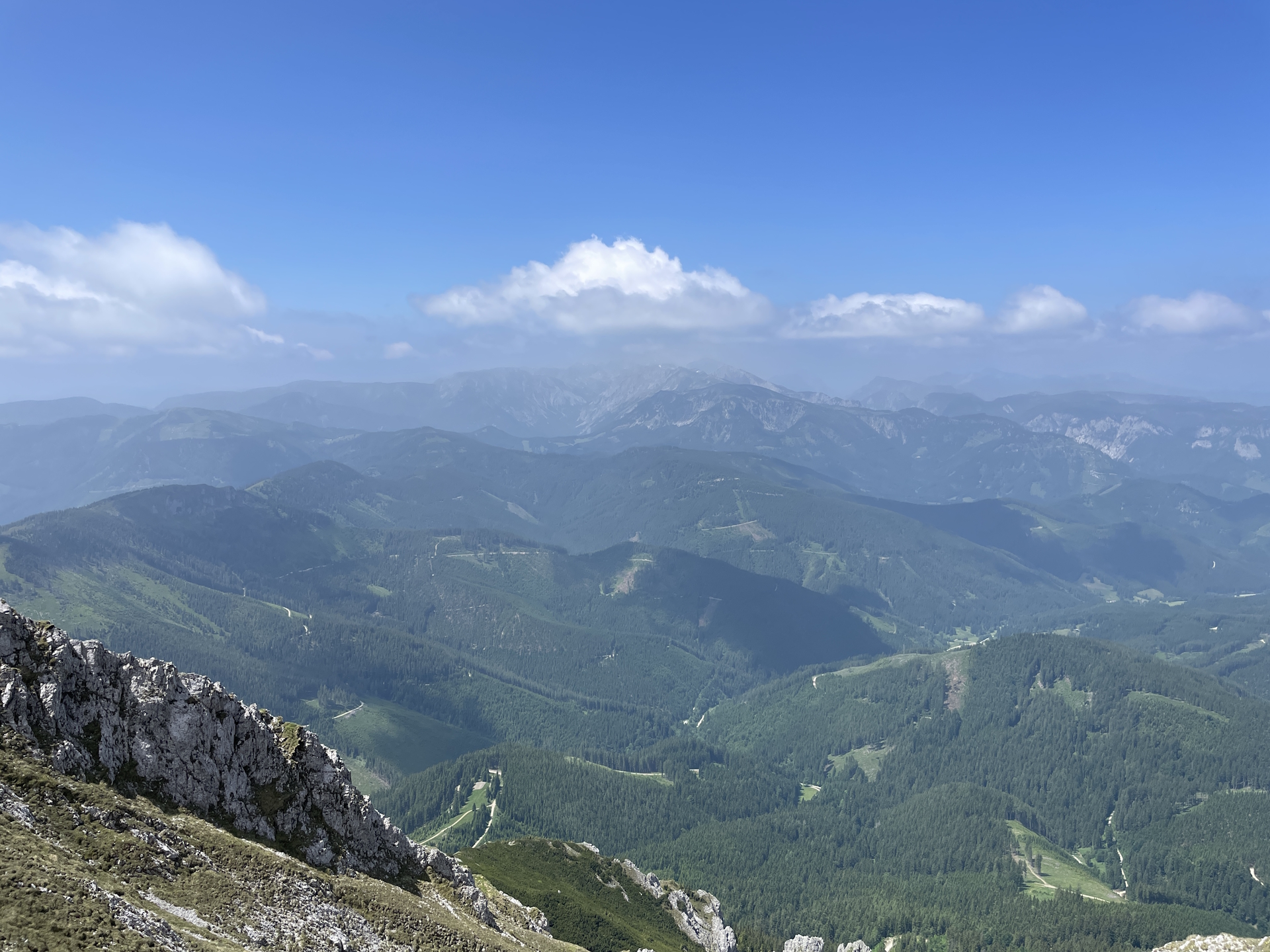 View from the <i>Hohe Veitsch</i> summit