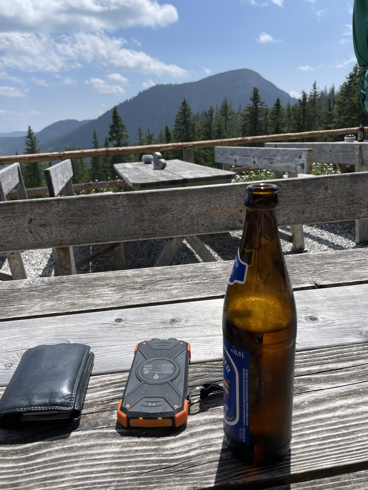Well deserved refreshment at <i>Rotsohlalm</i>