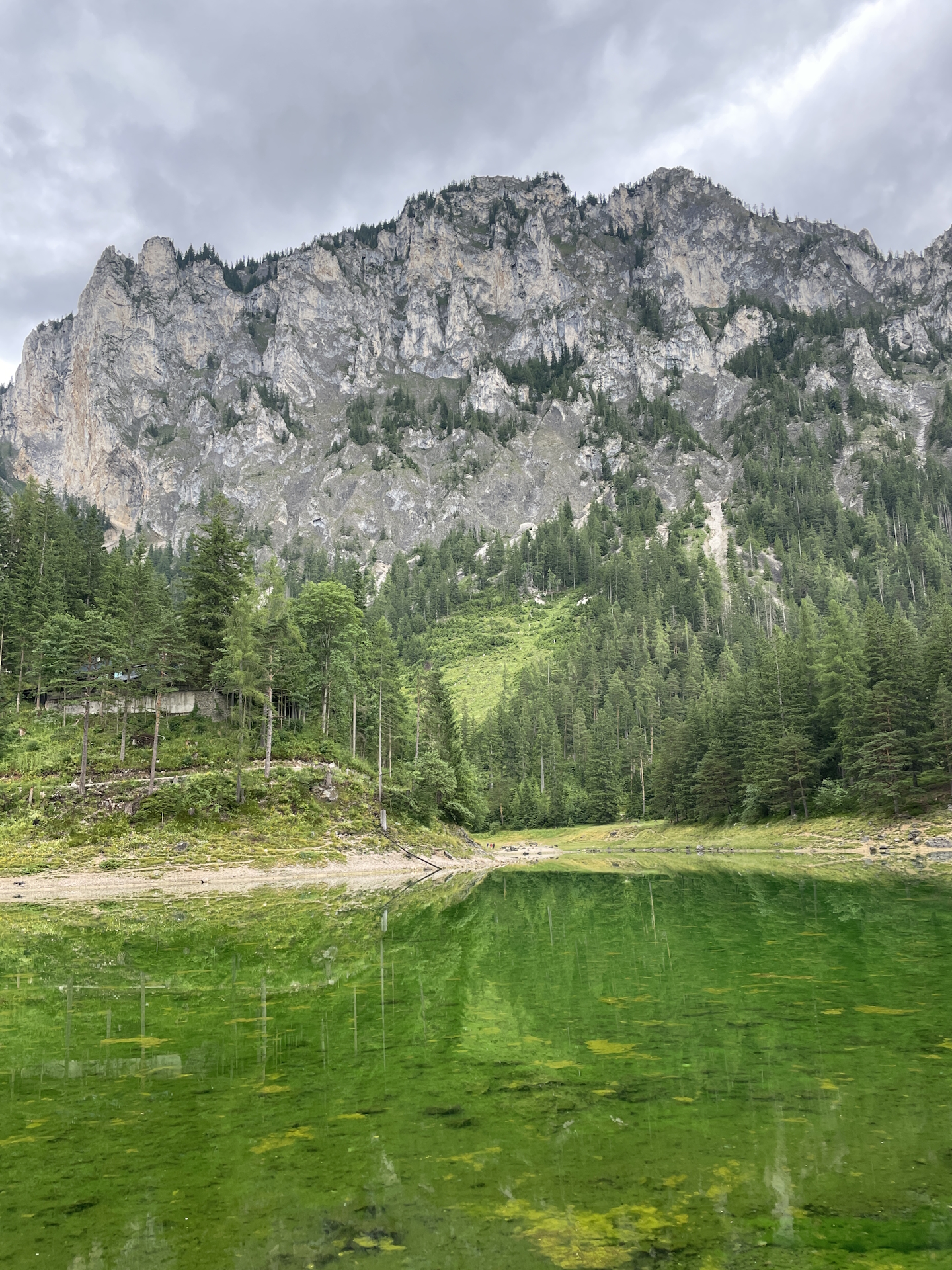 The <i>Grüner See</i> in front of <i>Pribitz</i> 