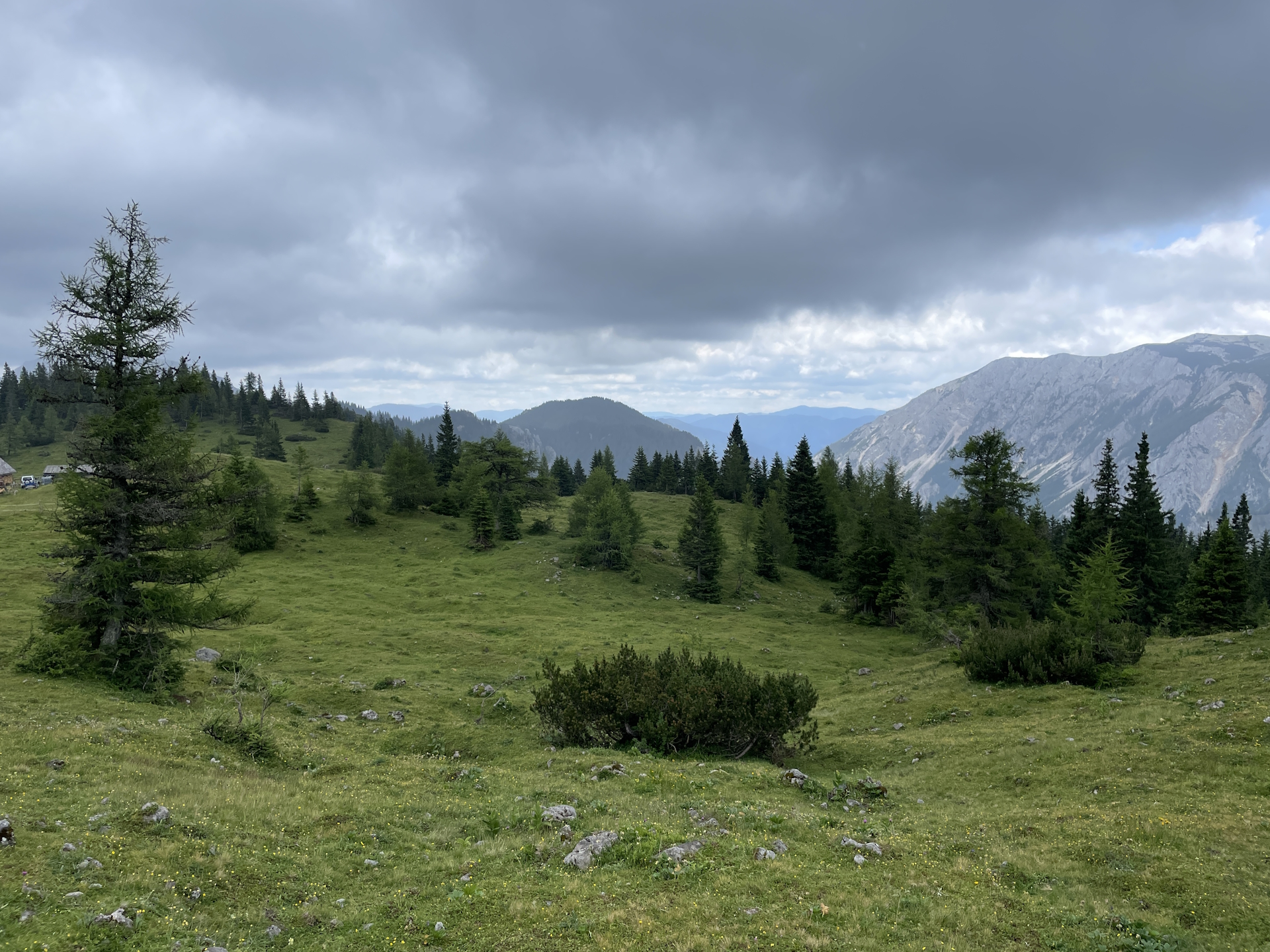 View back from <i>Hörndlalm</i>