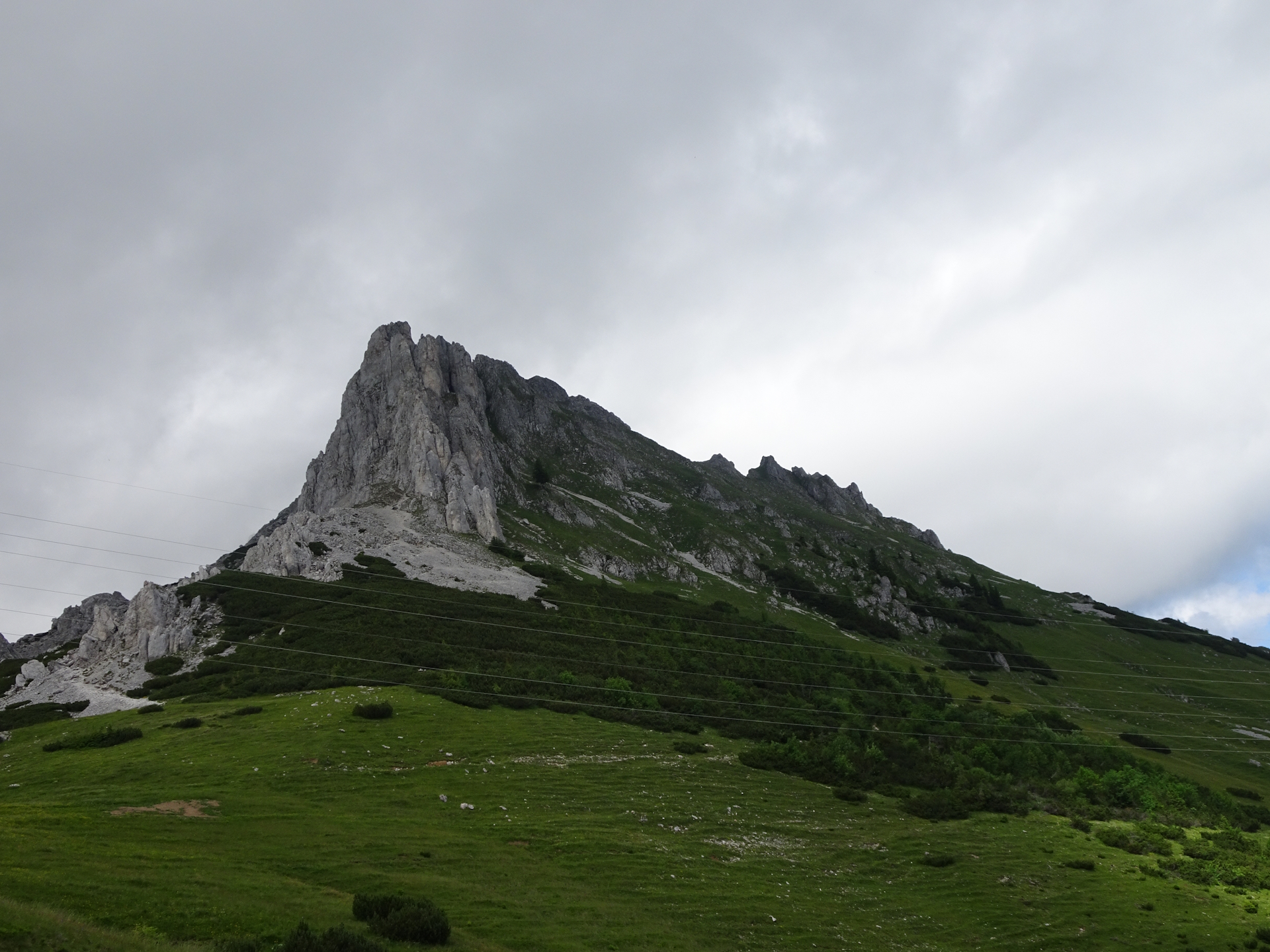 The <i>TAC Spitze</i> seen from <i>Leobner Hütte</i>
