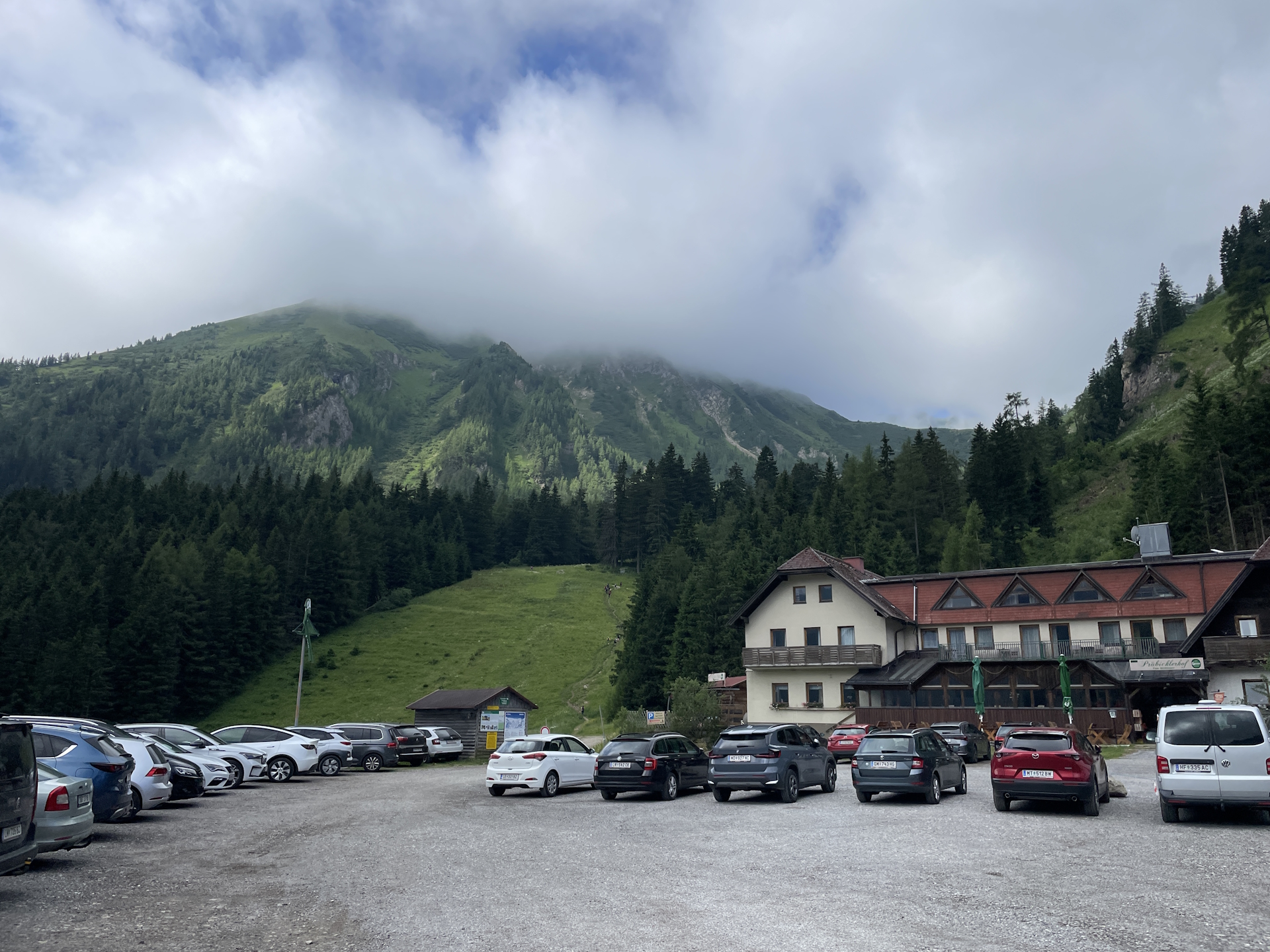 Passing by <i>Präbichlerhof</i>