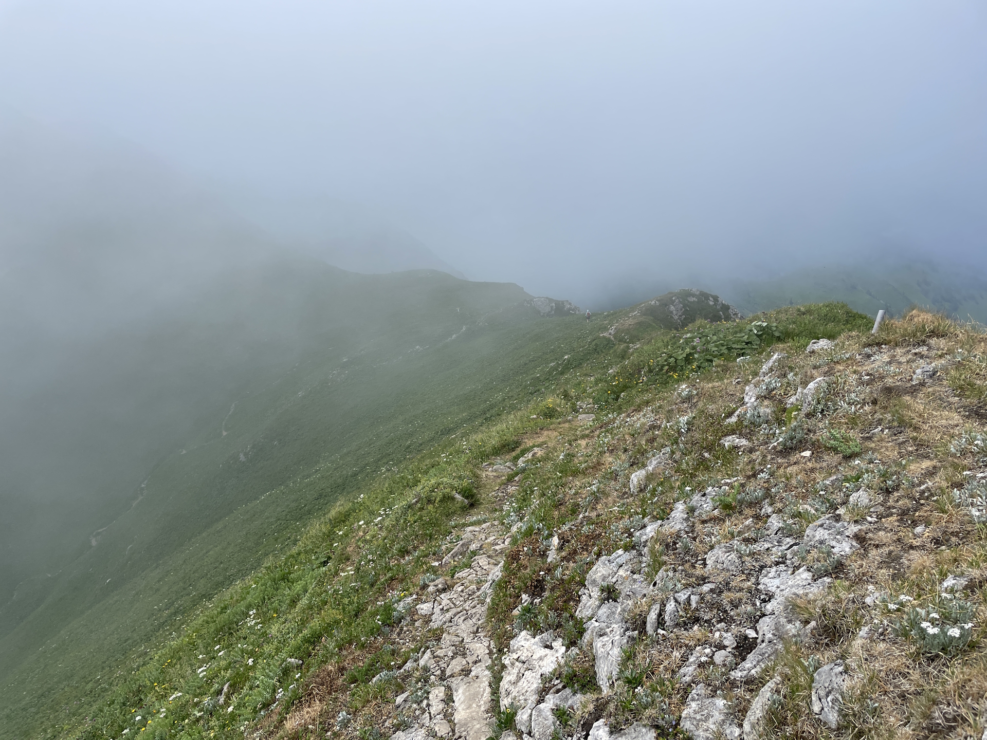 On the <i>Theklasteig</i> towards <i>Reichenhals</i>