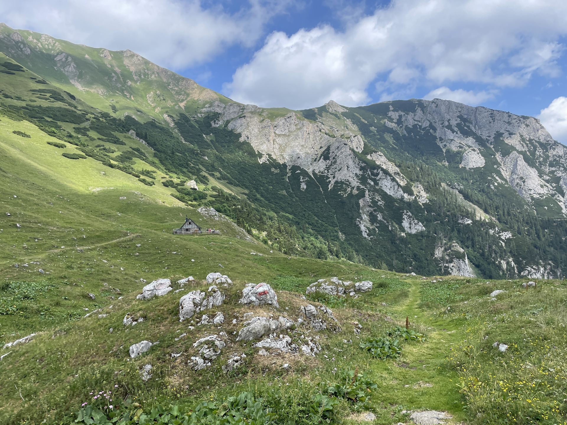 Towards the <i>Krumpalmhütte</i>