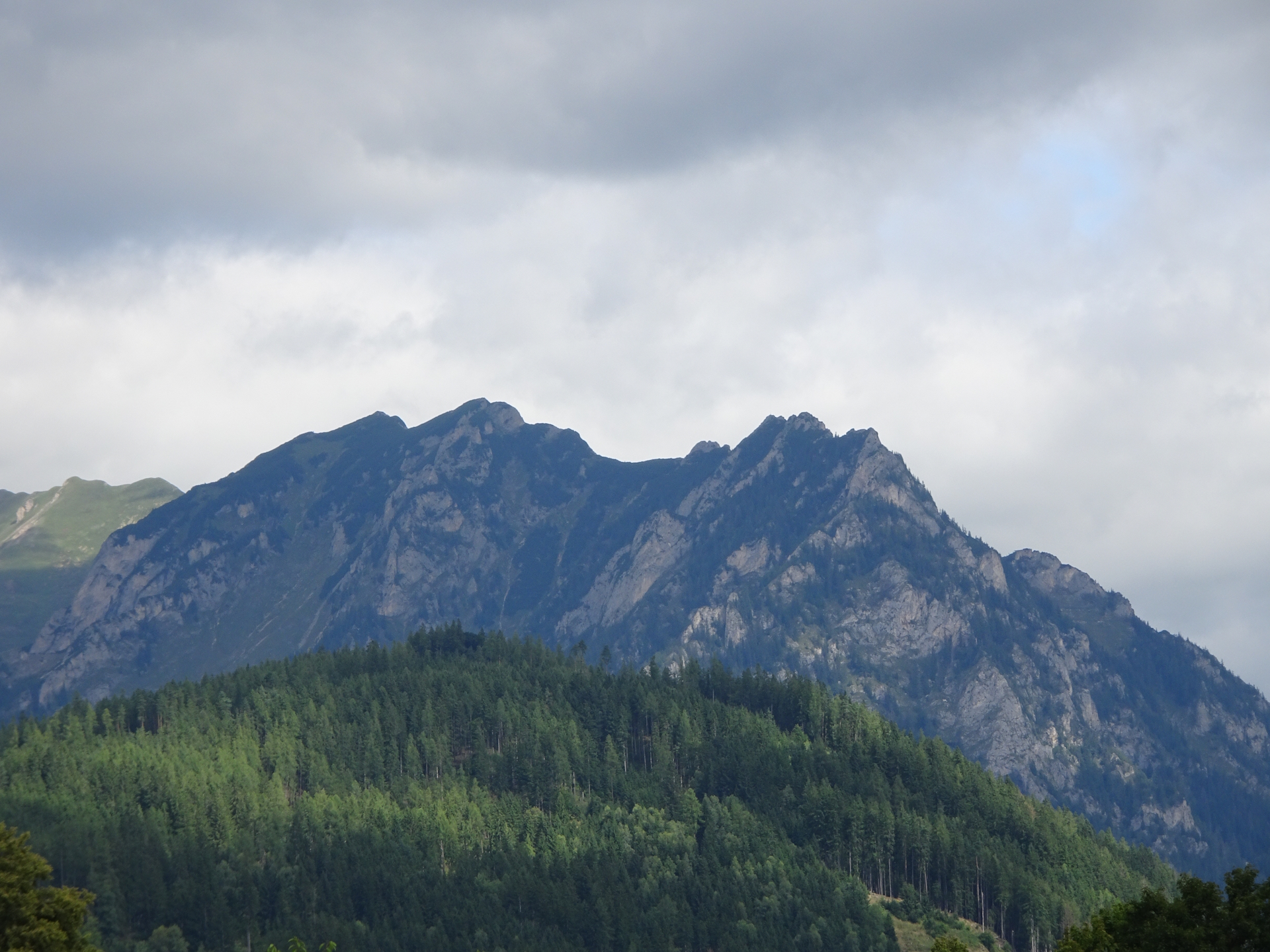 View towards the <i>Grete-Klinger Steig</i> from <i>Trofaiach</i>