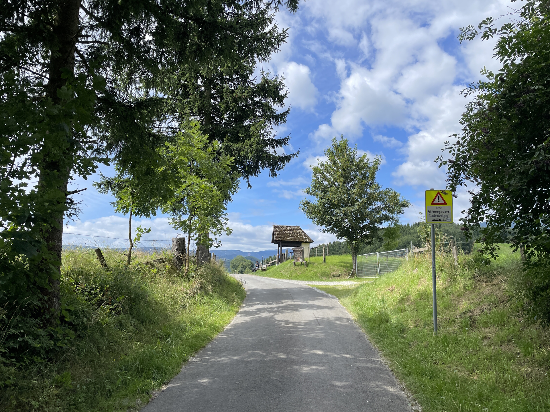 Soon the trail becomes scenic! (leaving the forest)