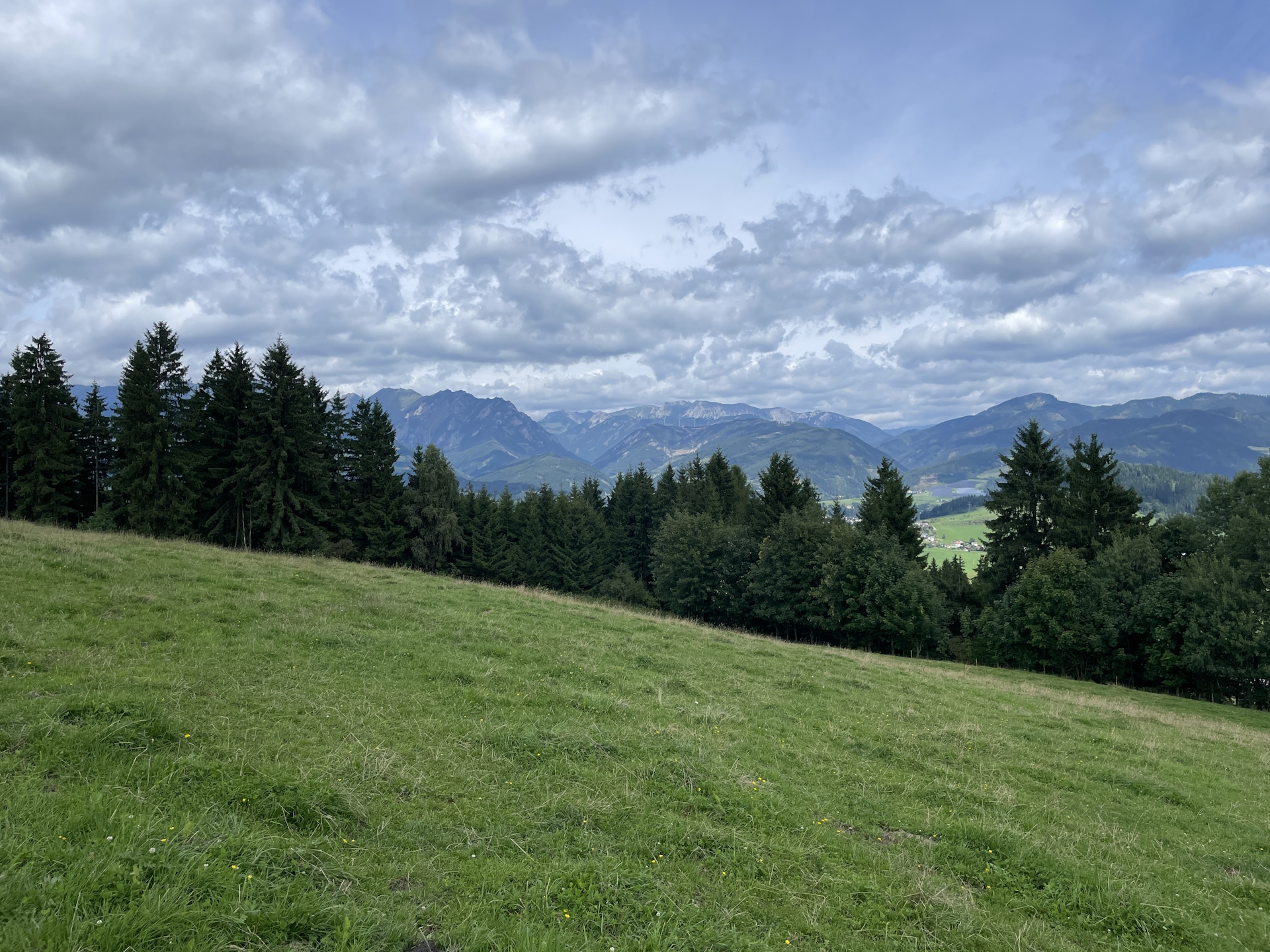 Scenic view from <i>Schafberg</i>