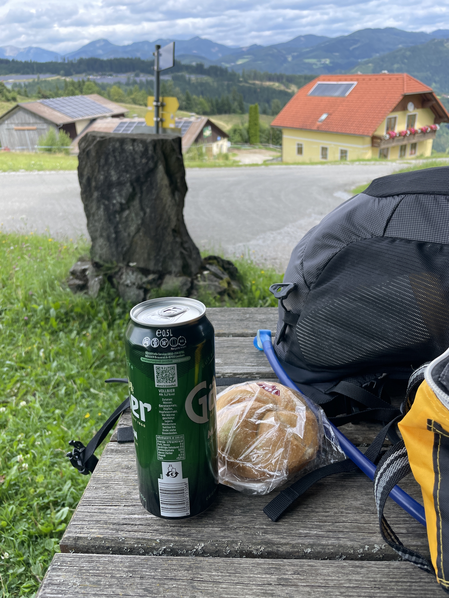Time for a well-deserved break at <i>Kapelle Duller</i>