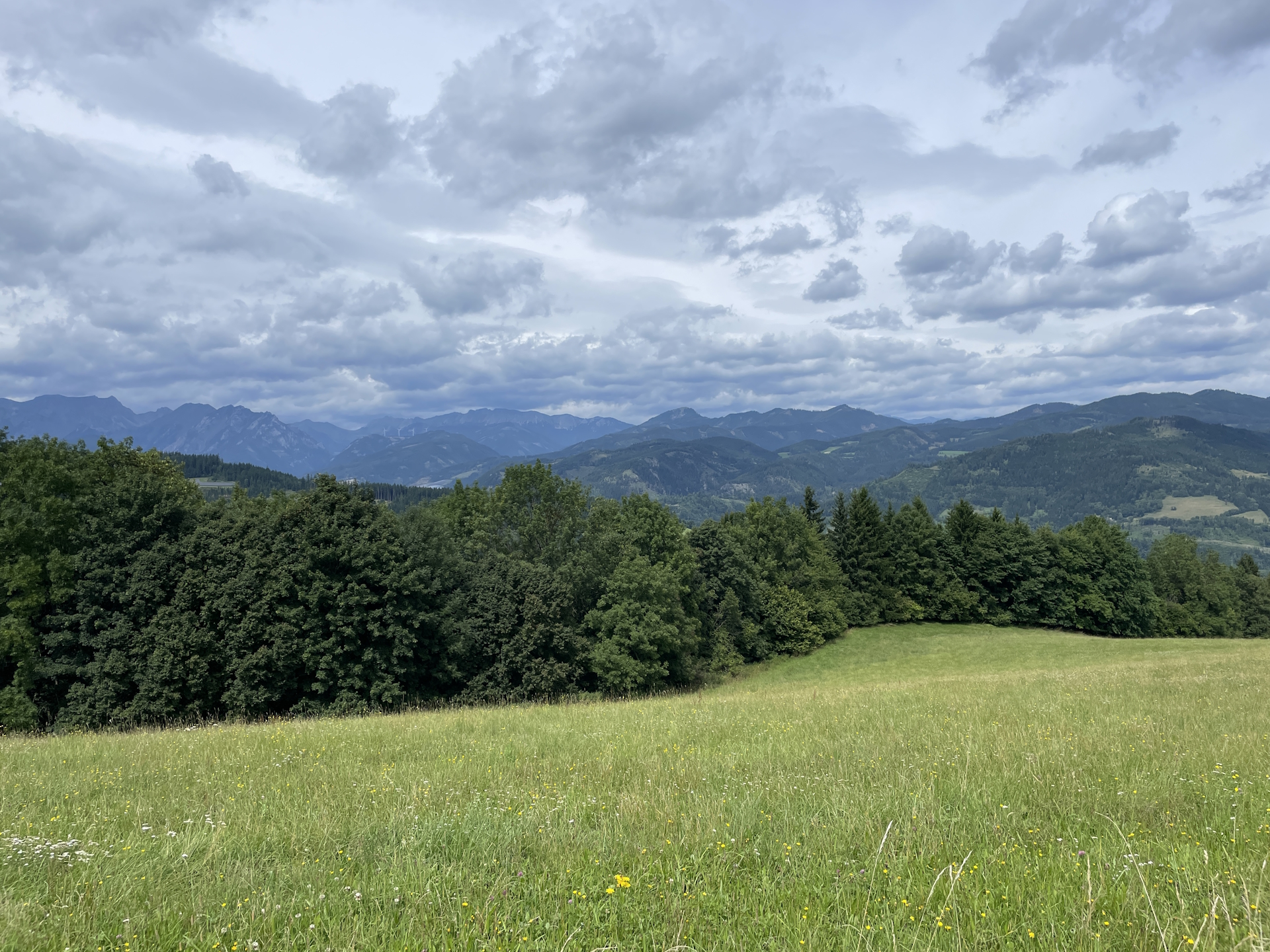 View from the trail to <i>Leoben</i>