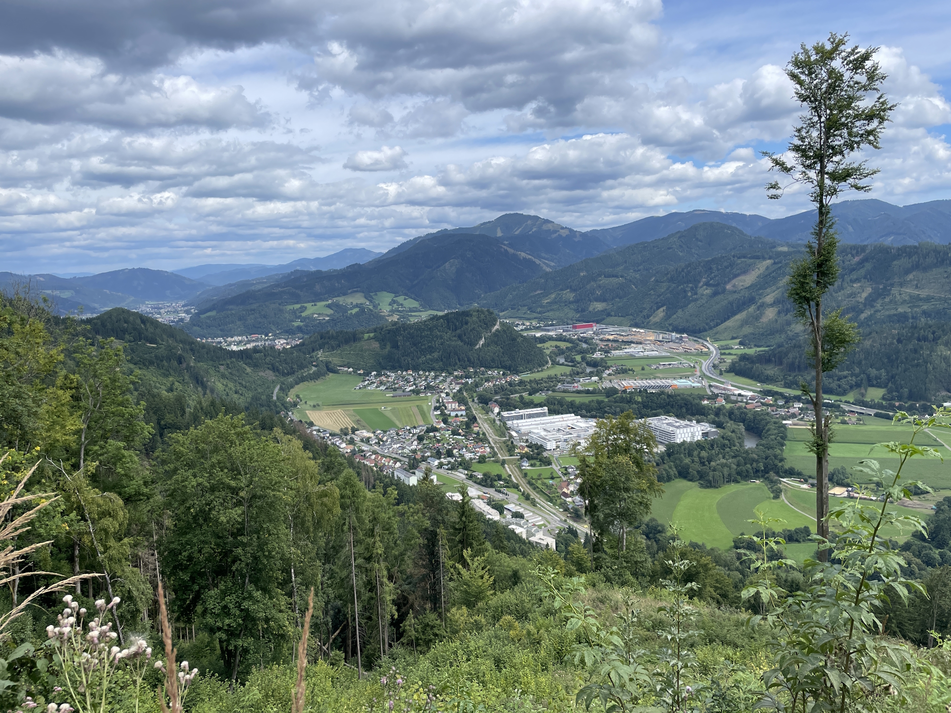 The view from the recommended detour