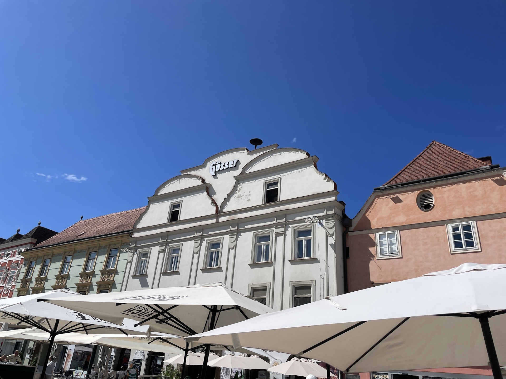 In the city center of <i>Leoben</i>