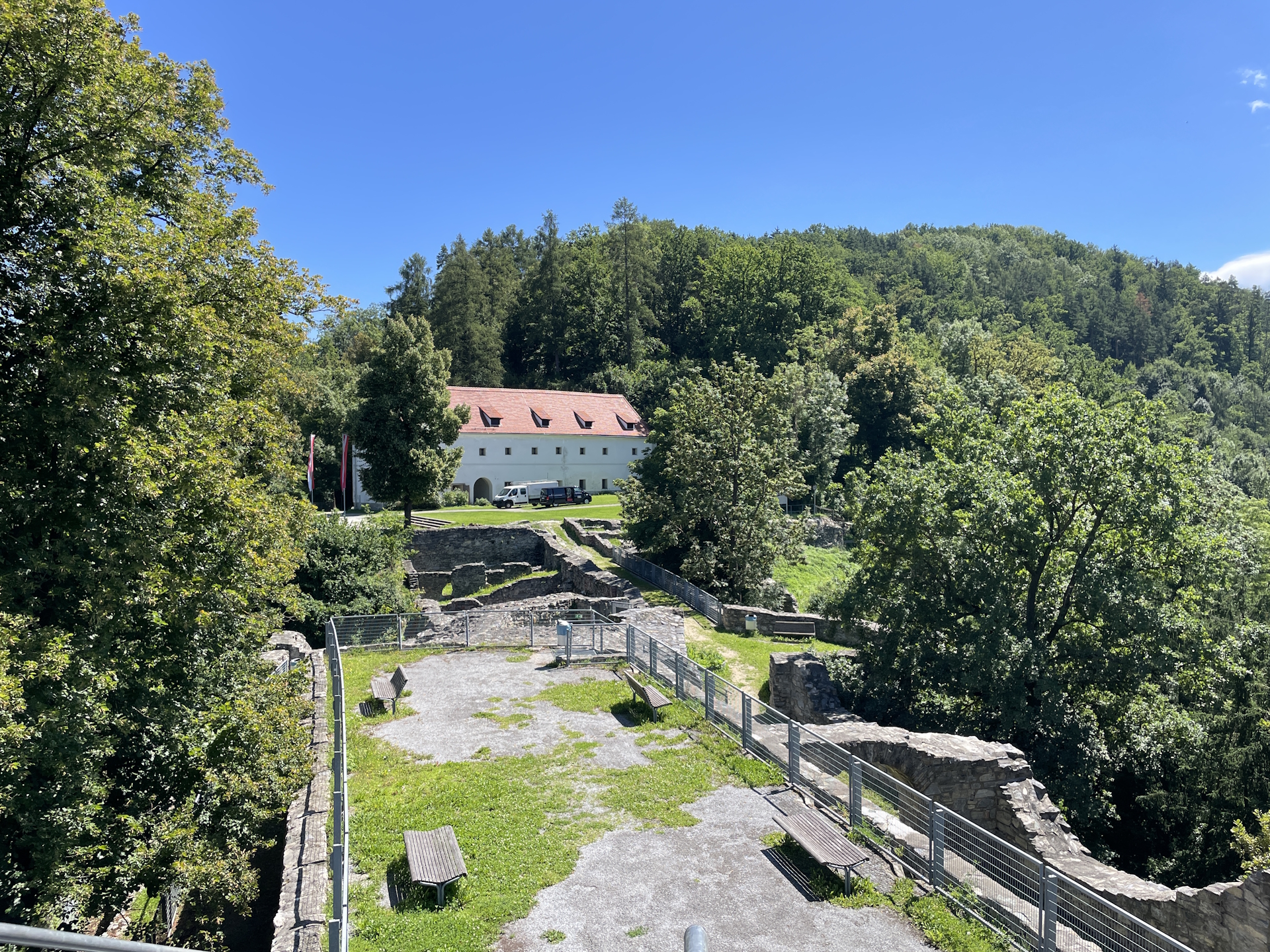 On the viewing platform of <i>Maßenburg</i>