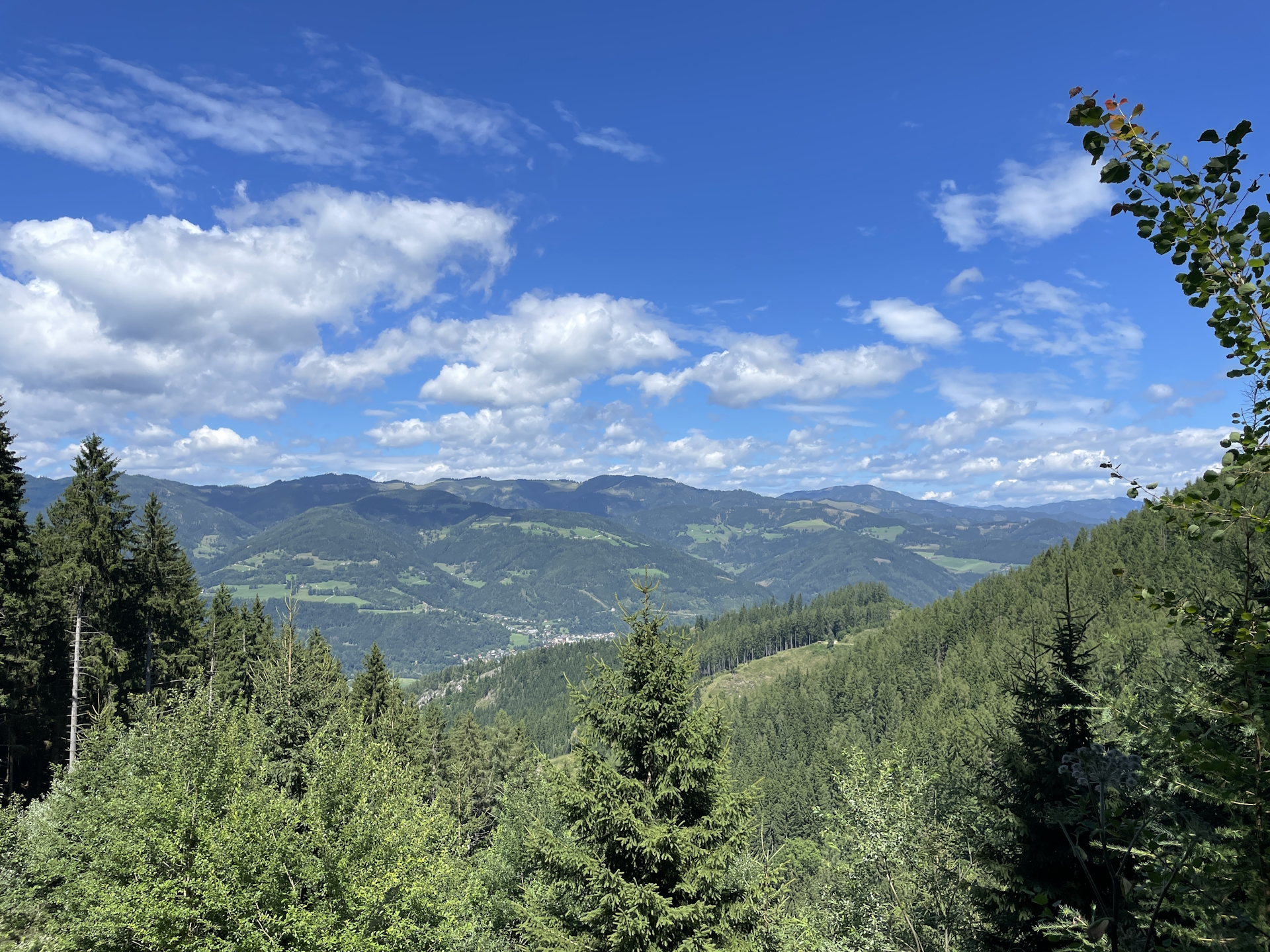View from the trail towards <i>Schmollhube</i>