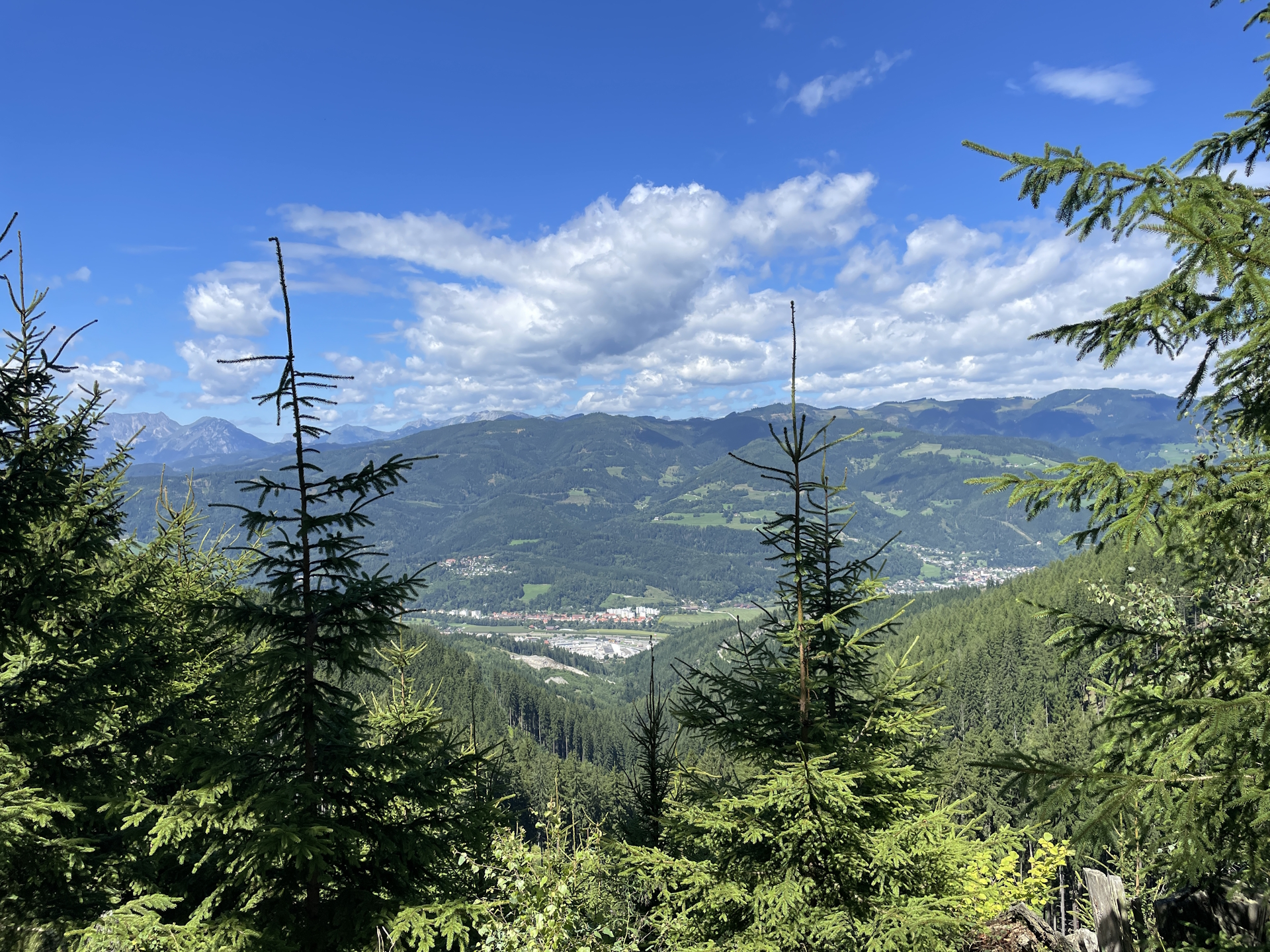 View from the trail towards <i>Schmollhube</i>