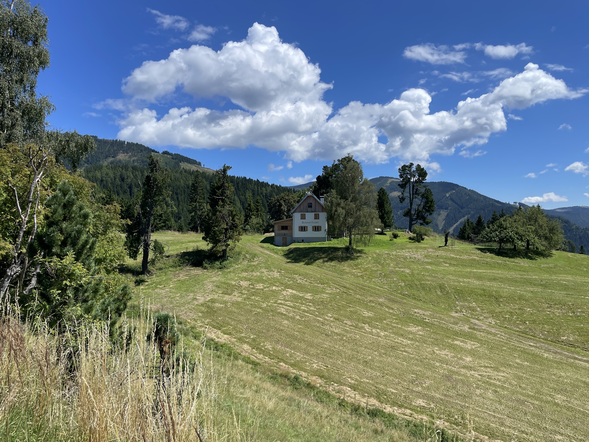 Approaching <i>Schmollhube</i>