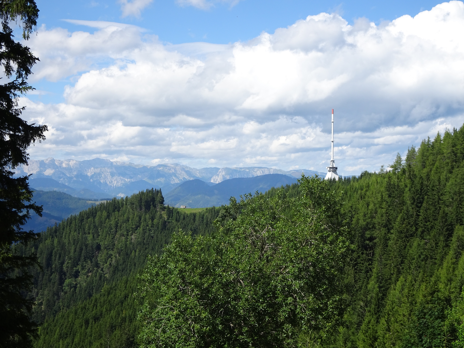 Scenic view from the trail up to <i>Mugel</i>