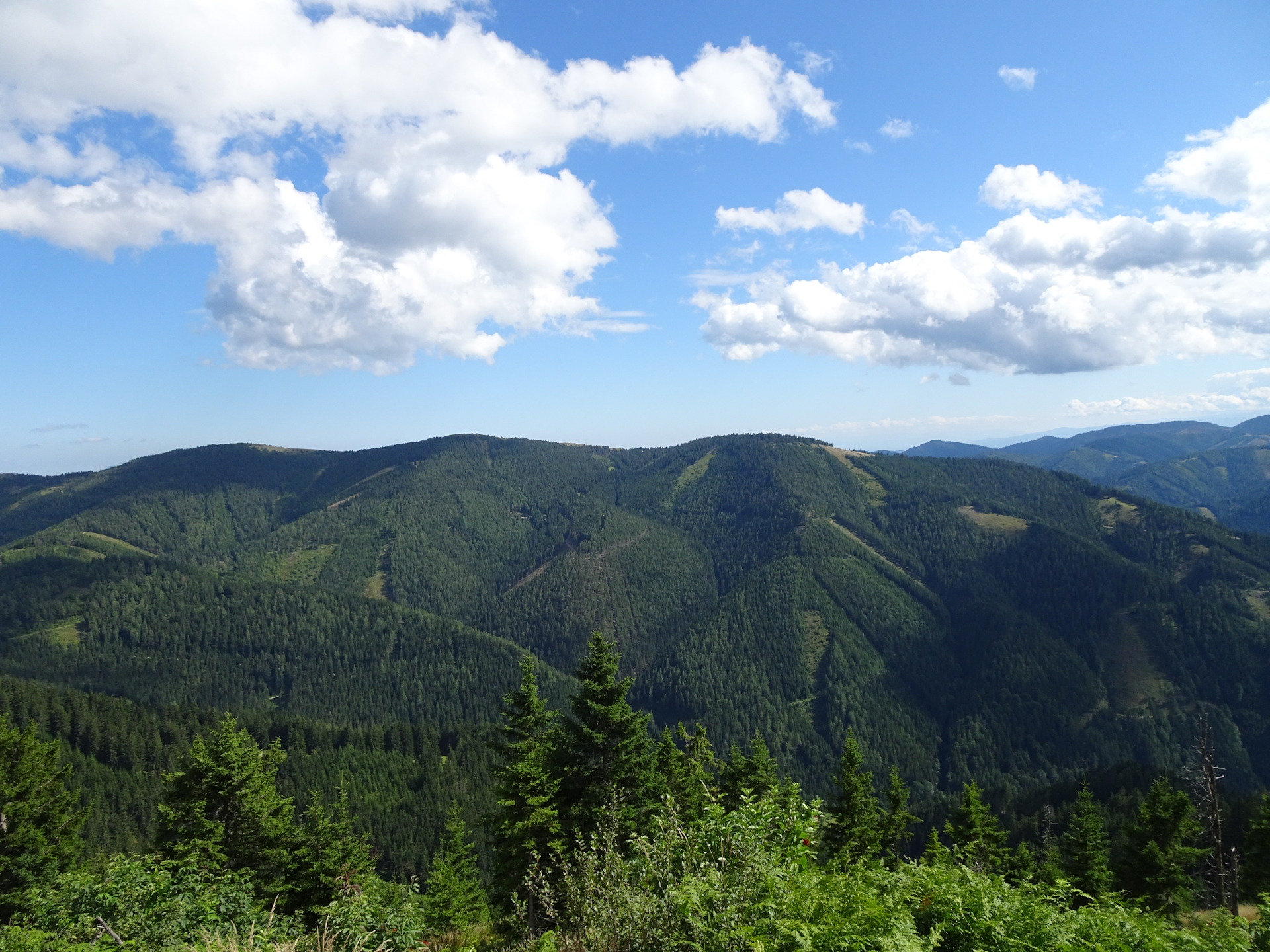 View towards the next stage