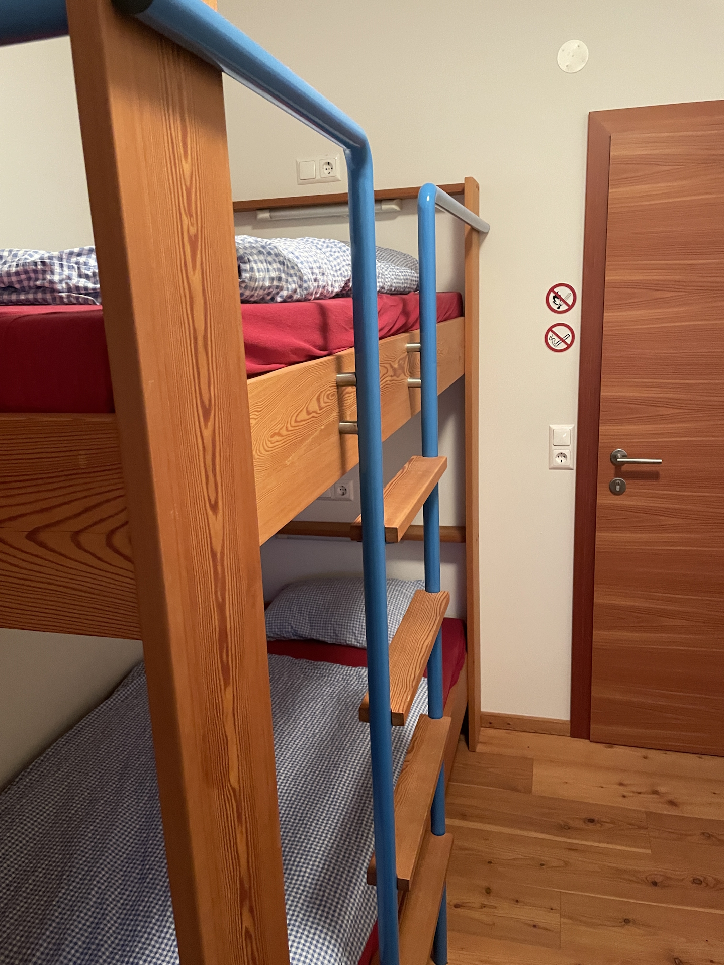 Cozy beds at <i>Mugelschutzhaus</i>