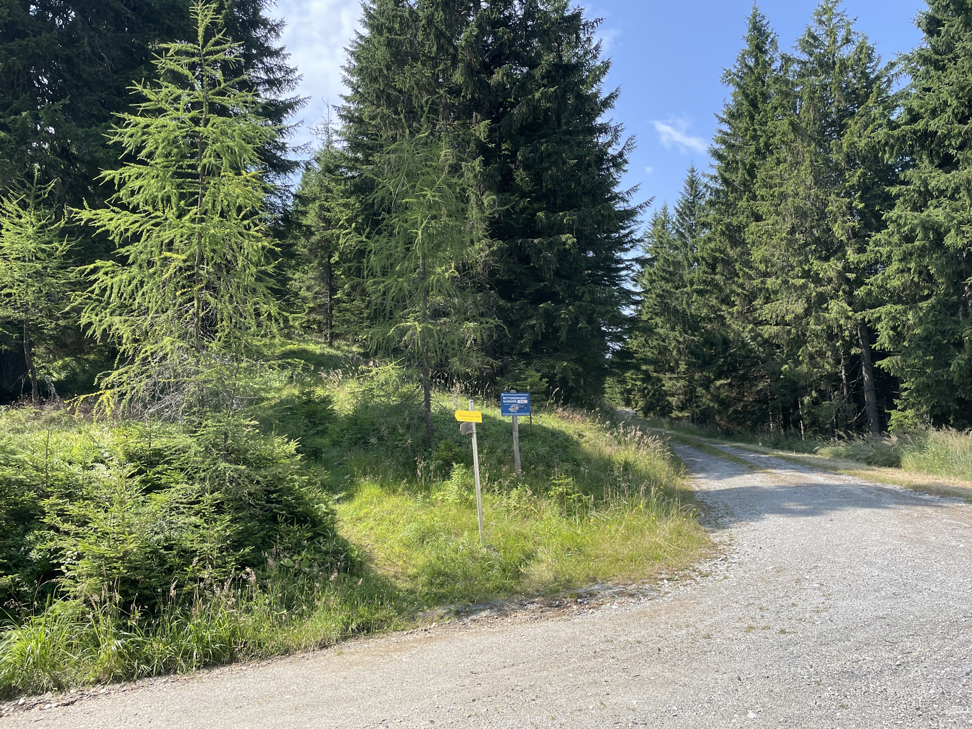 At the <i>Pöllasattel</i>