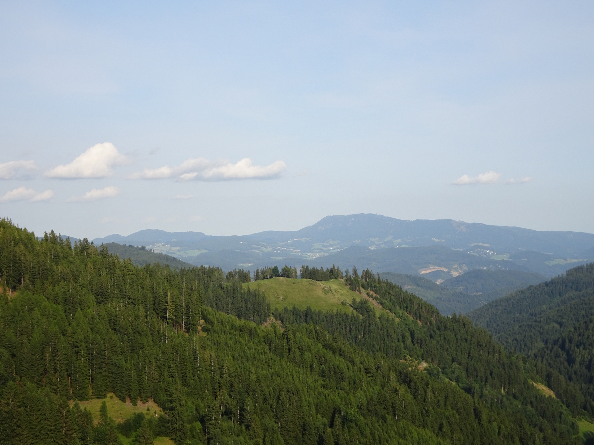 The <i>Schöckl</i> seen from <i>Plotscherbauer</i>