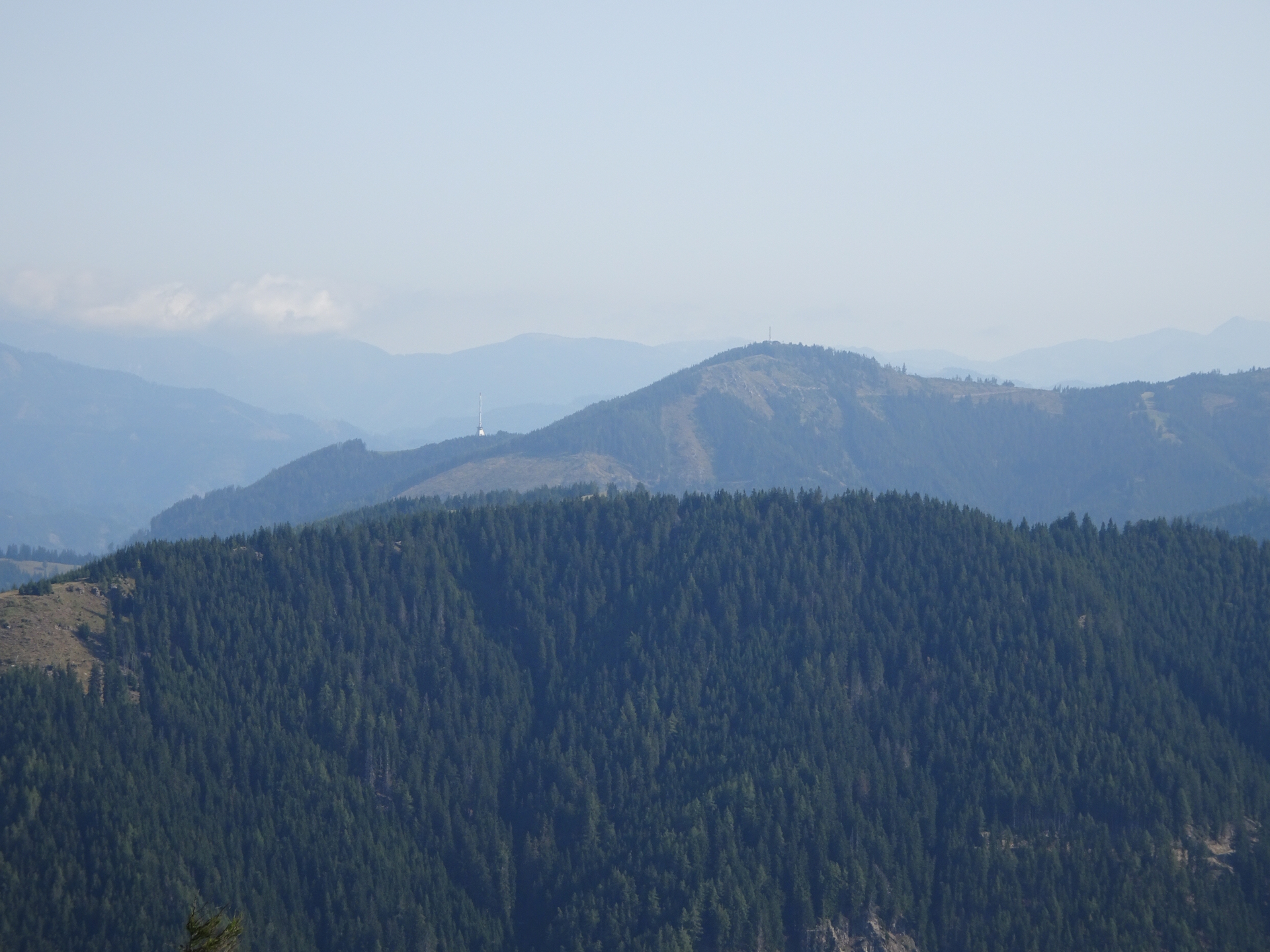 The <i>Mugel</i> seen from <i>Fensteralm</i>