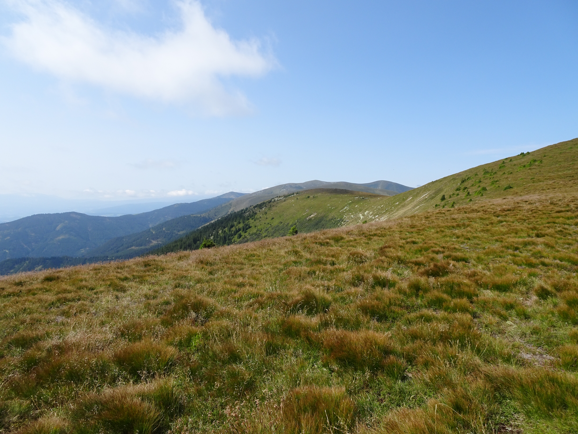 View towards <i>Speikkogel</i> (still very far away!)