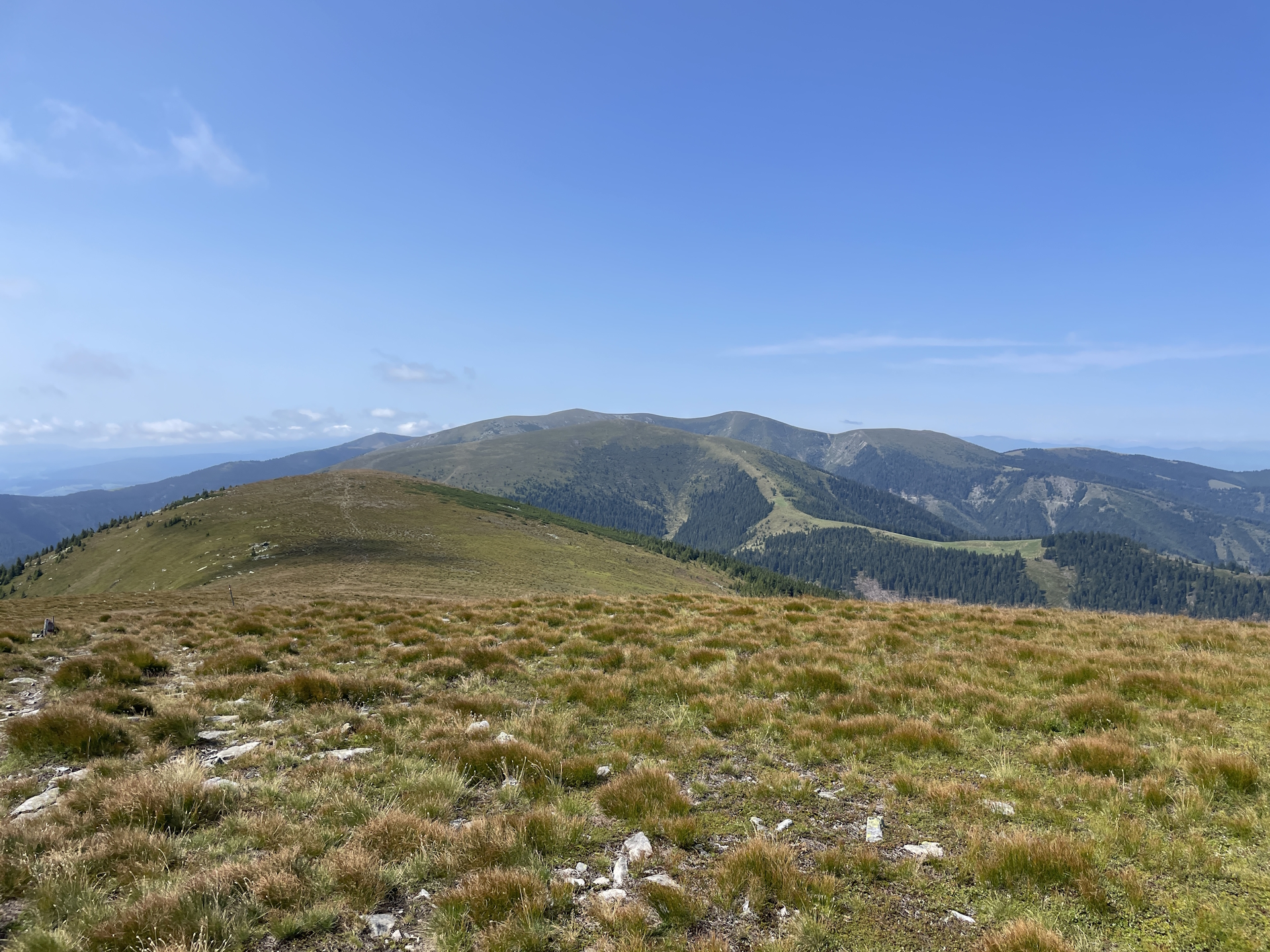 The trail from <i>Eiblkogel</i> towards <i>Speikkogel</i>