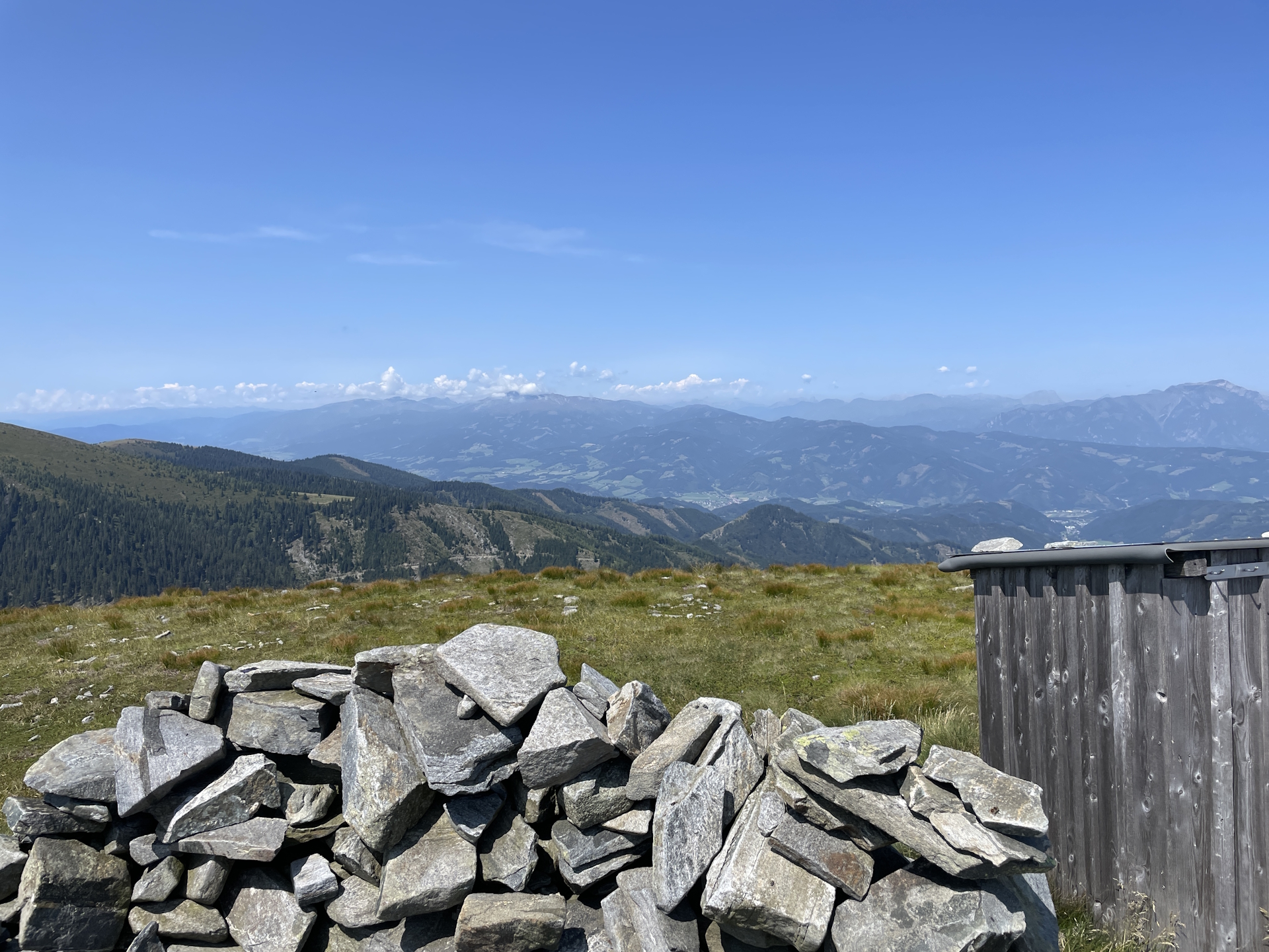 Enjoying a break at <i>Lärchkogel</i>