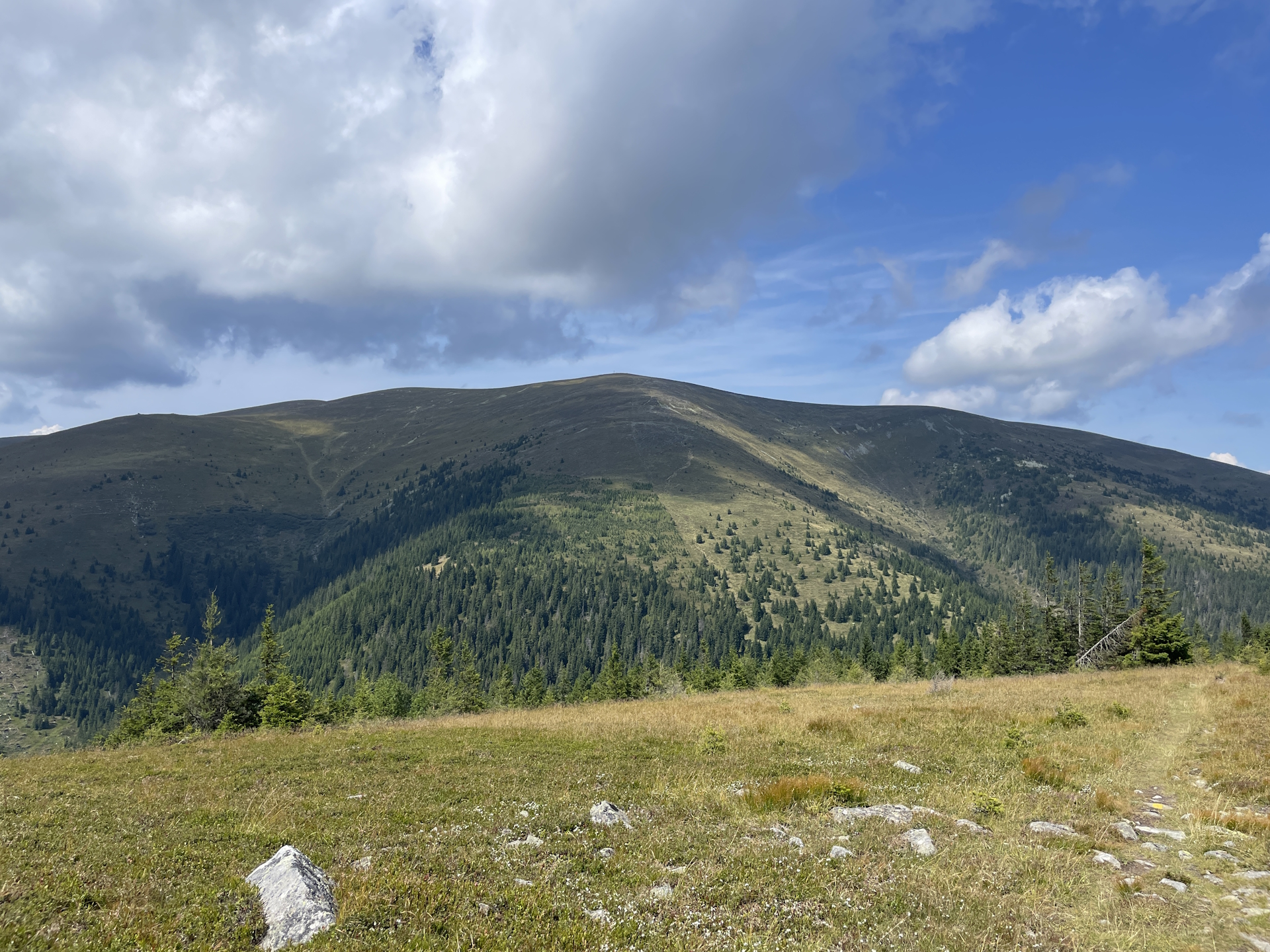 View from the trail up to <i>Roßbachkogel</i>