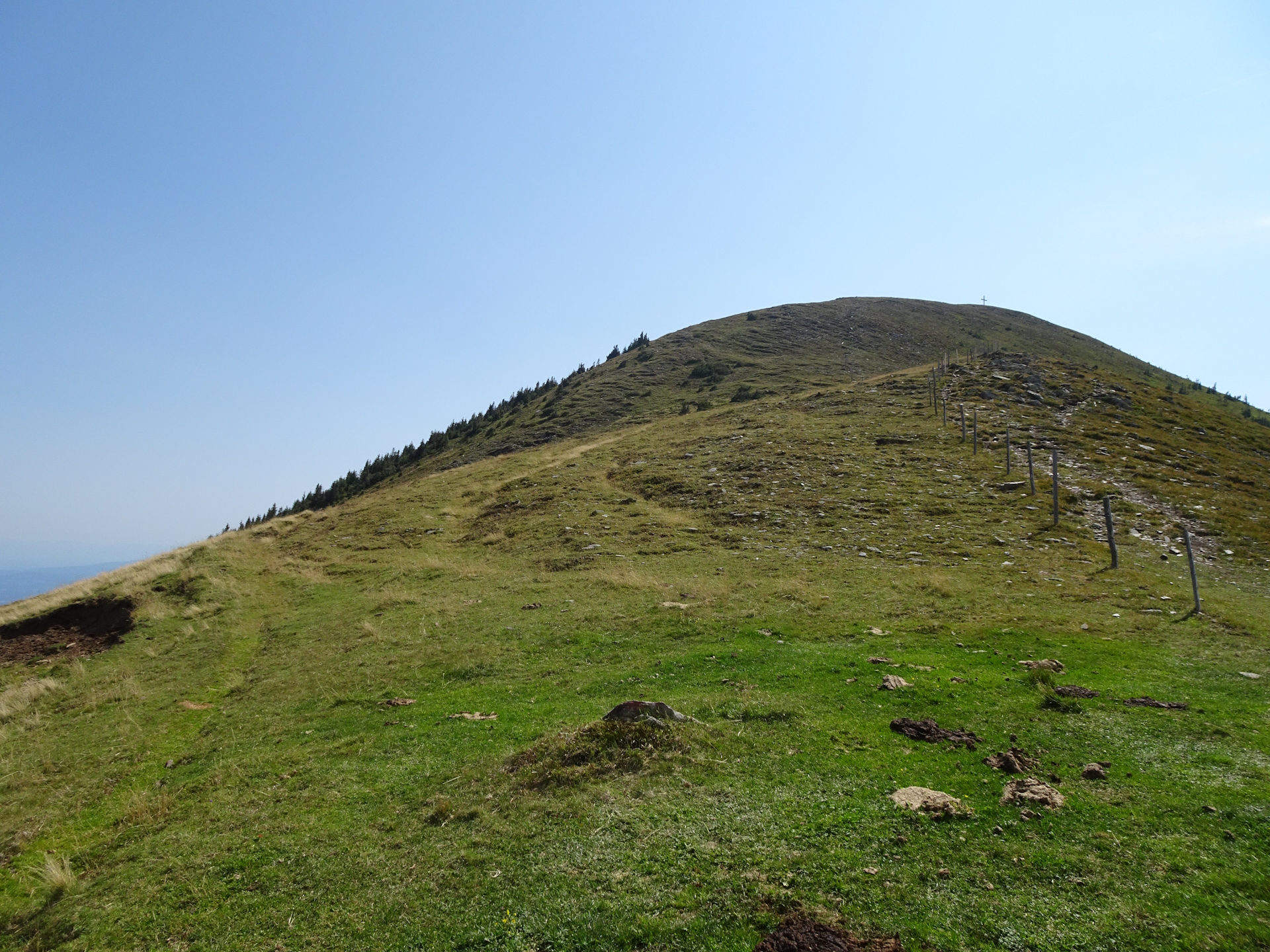 Leaving the official trail for a detour up to <i>Roßbachkogel</i>