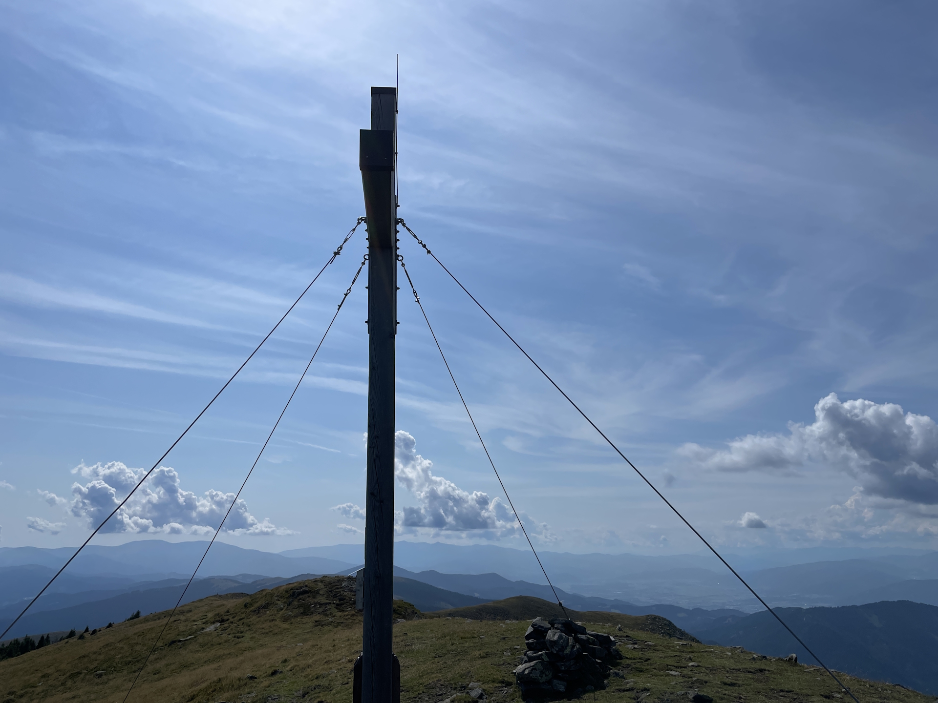 At the top of <i>Roßbachkogel</i>