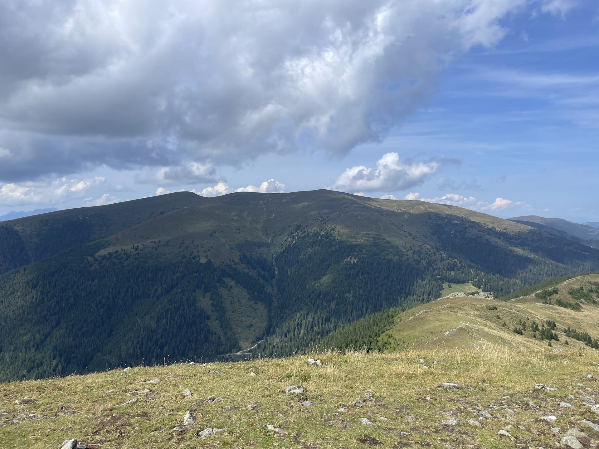 The <i>Speikkogel</i> seen from <i>Roßbachkogel</i>