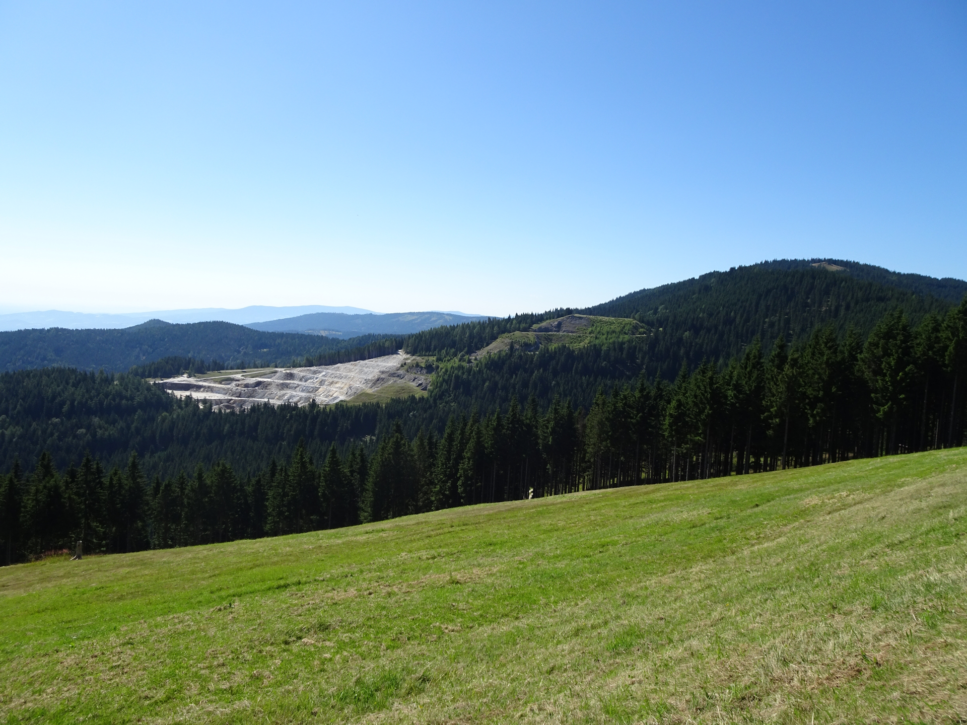 View from the trail towards <i>Gaberl</i>