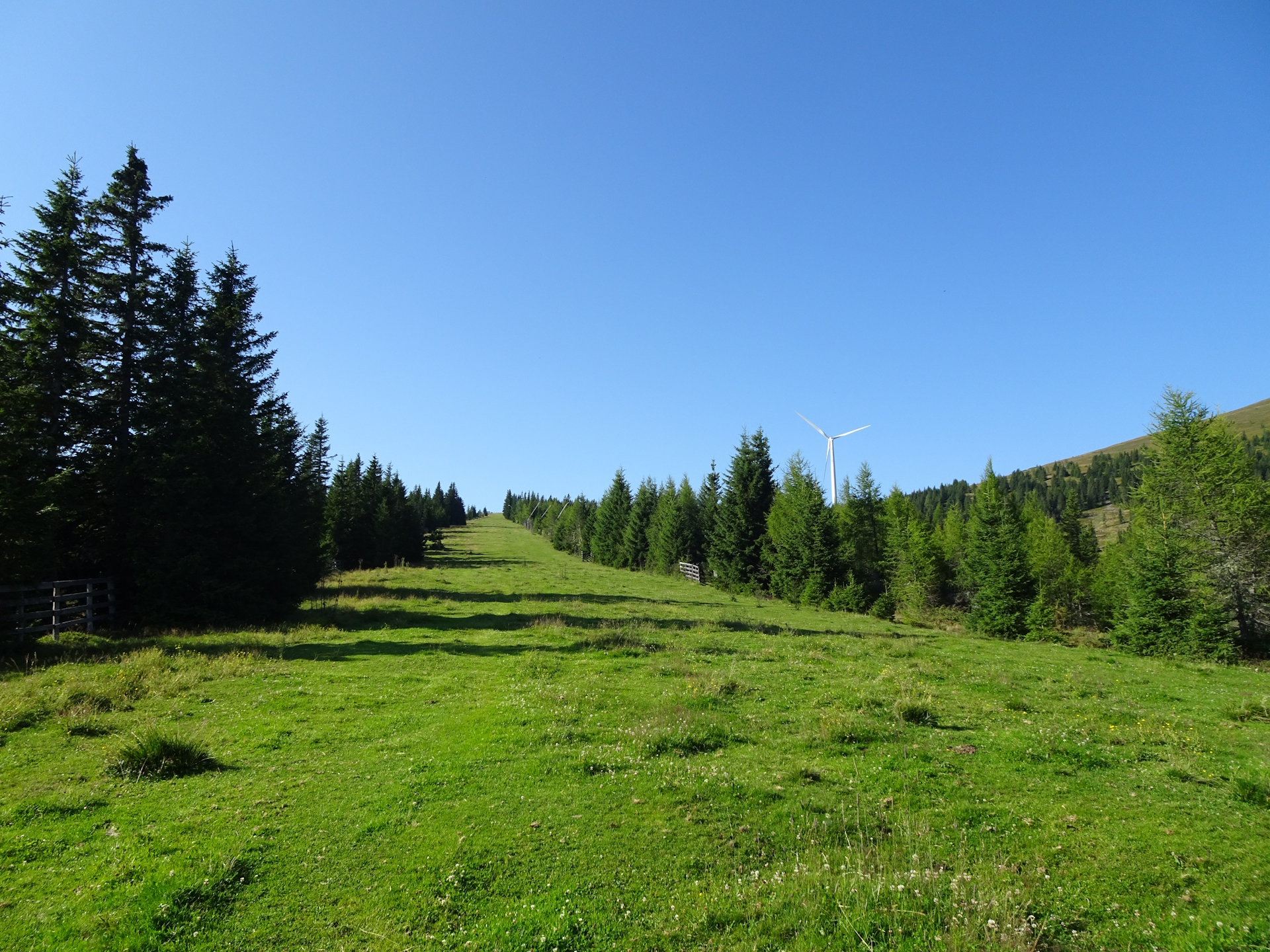 On the trail towards the wind generator