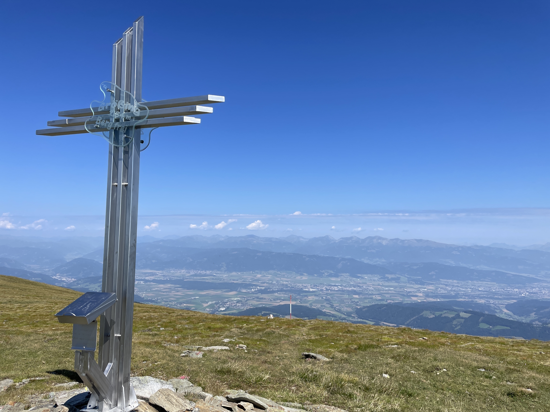 At the summit of <i>Größenberg</i>