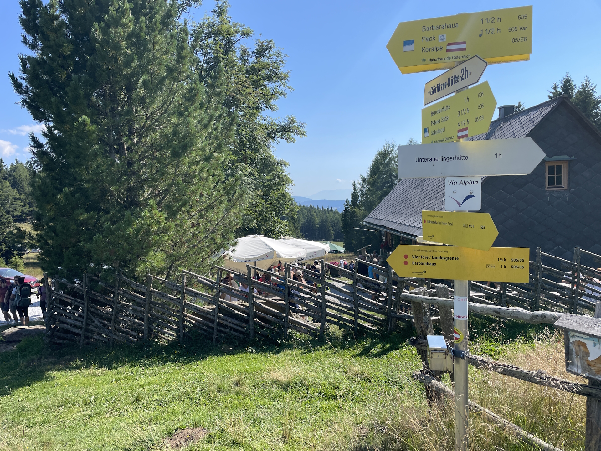 Bypassing the very busy <i>Knödelhütte</i>