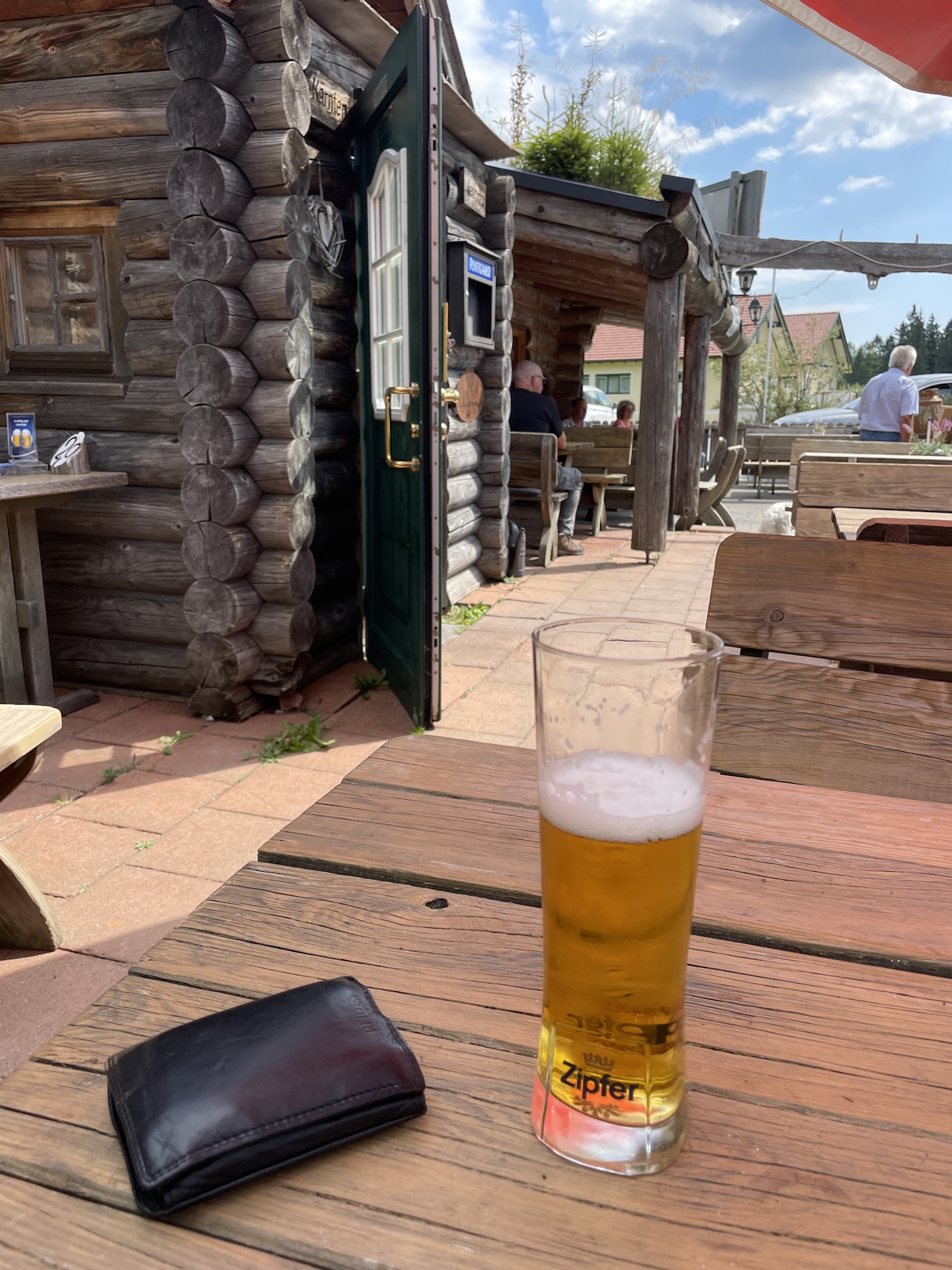 Well-deserved break at <i>Fichtenhof / Gifthütte</i>