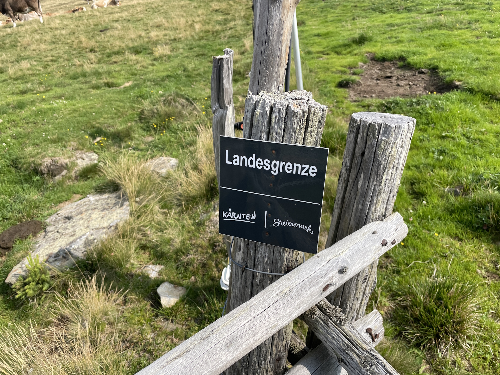 At the border between <i>Styria</i> and <i>Carinthia</i>