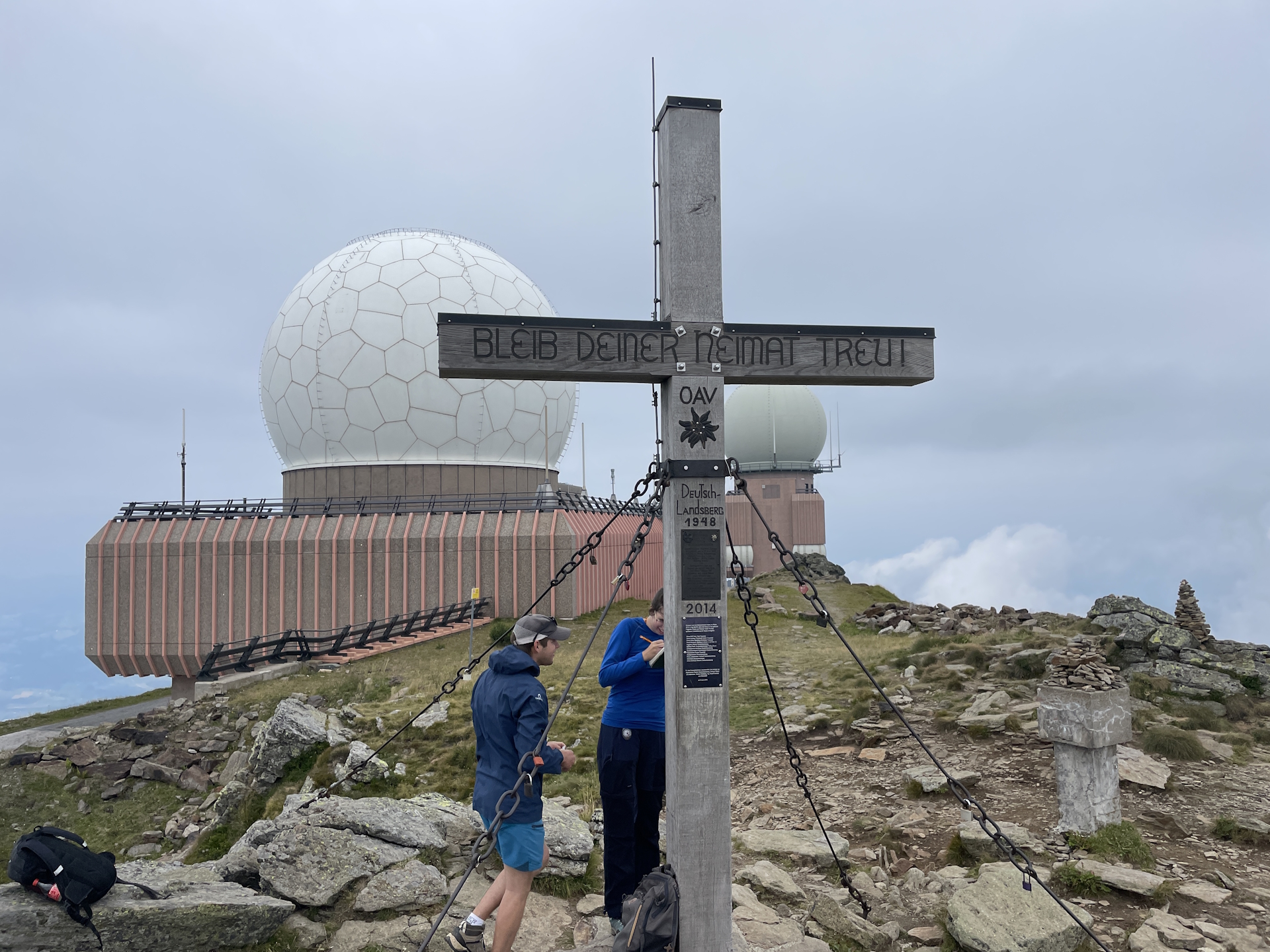 At the summit of <i>Großer Speikkogel</i>