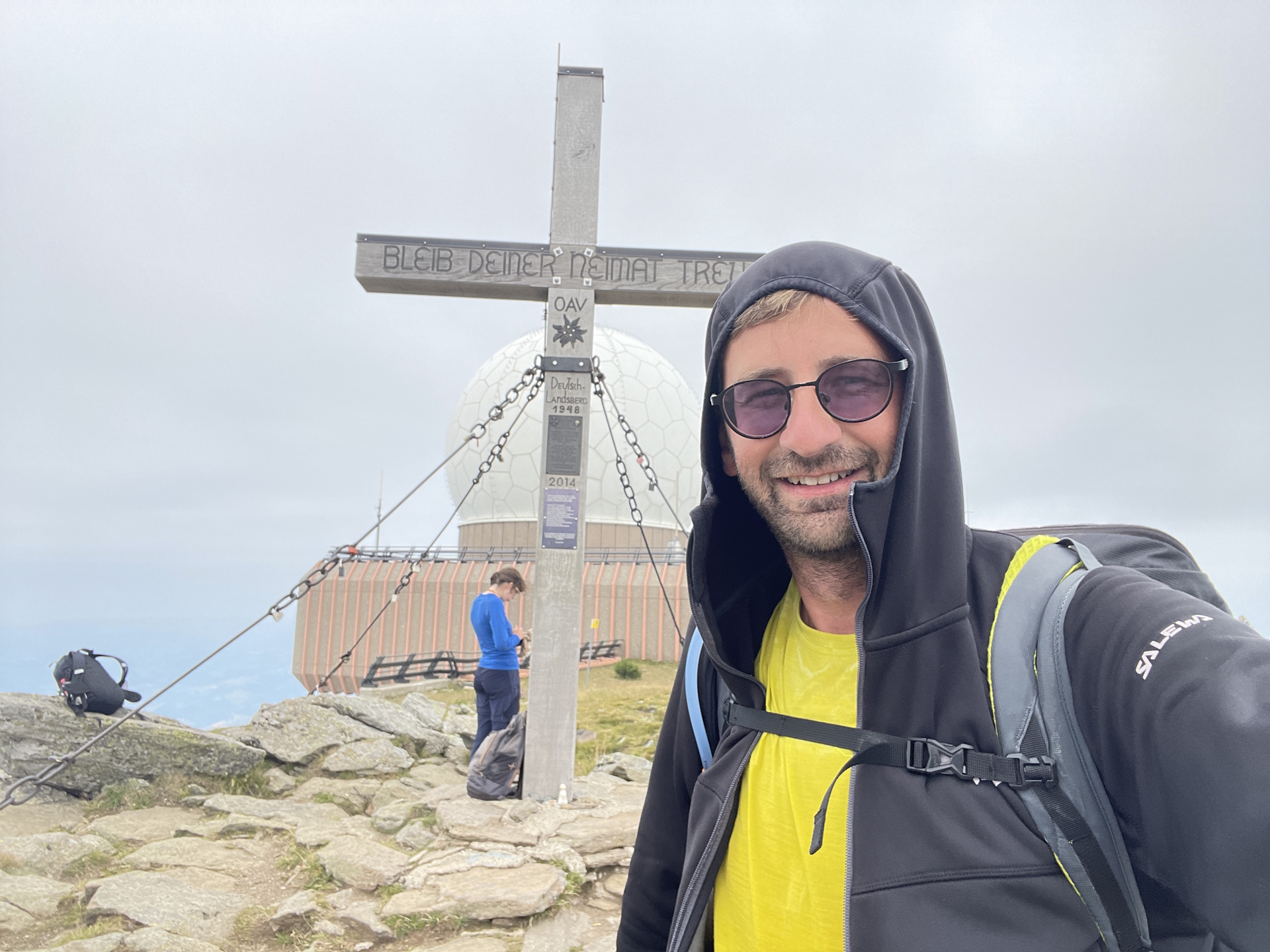 Stefan at the top of <i>Großer Speikkogel</i>