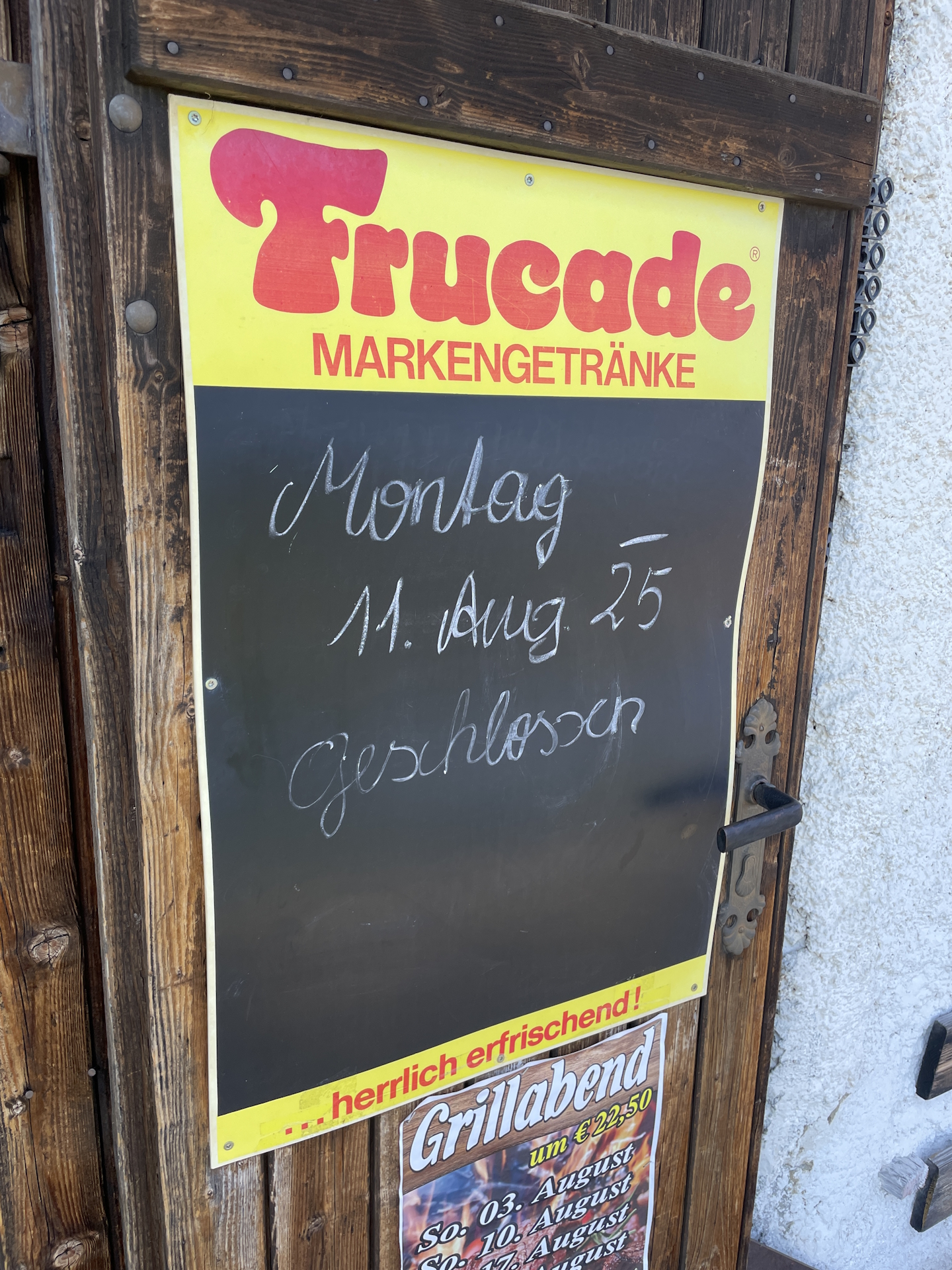 The <i>Brendlhütte</i> was unfortunately closed :(