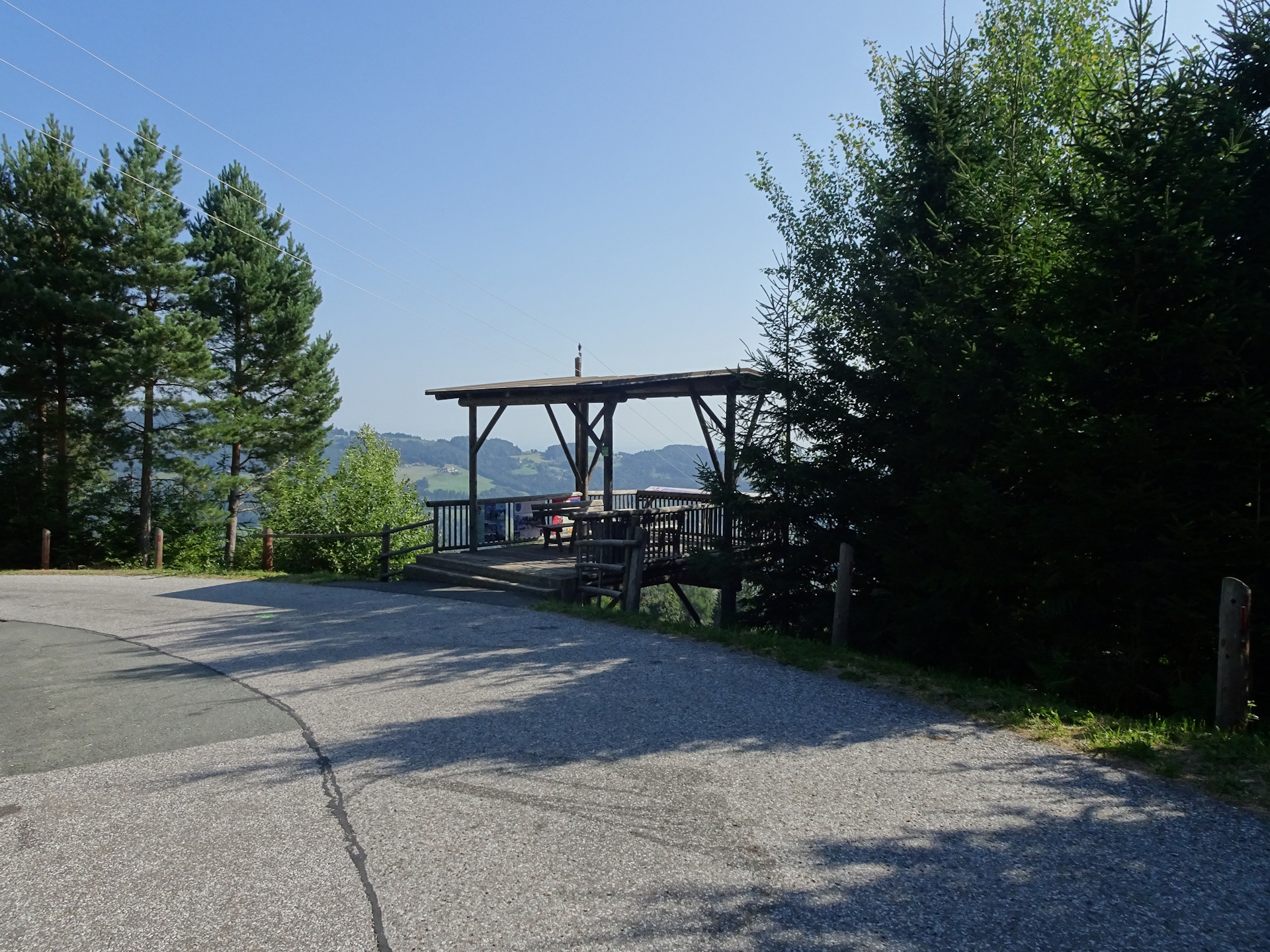 The viewing platform on the trail towards <i>St. Oswald</i>