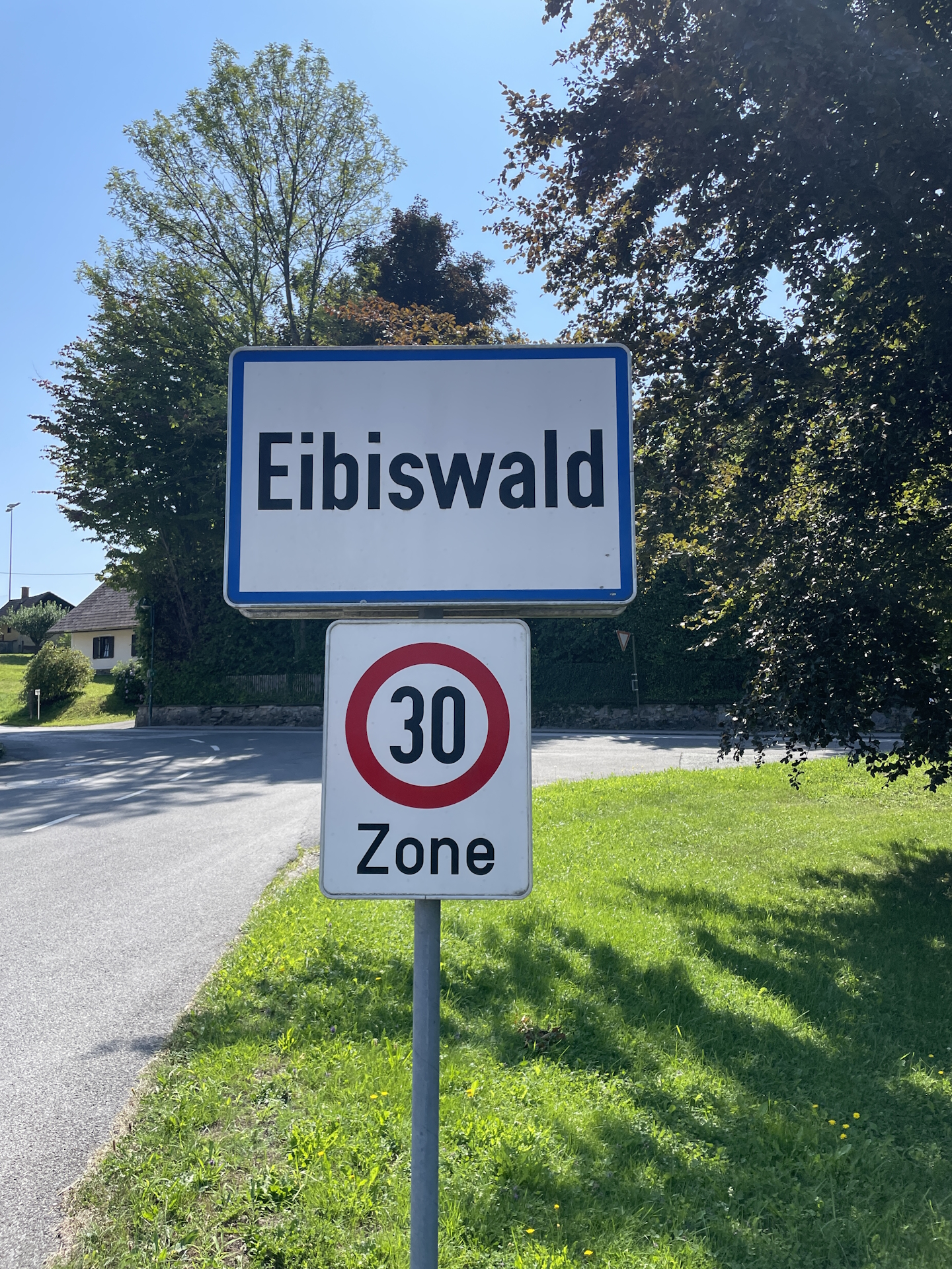 Entering <i>Eibiswald</i>