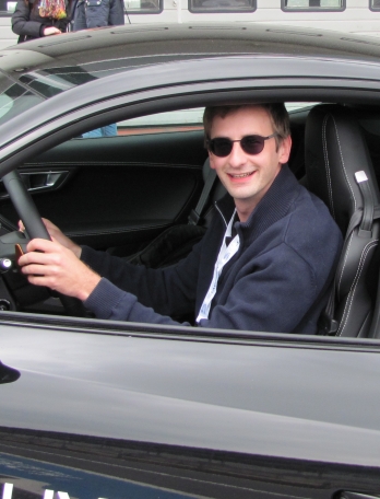 Stefan Probst im neuen Jaguar F-Type Coupé